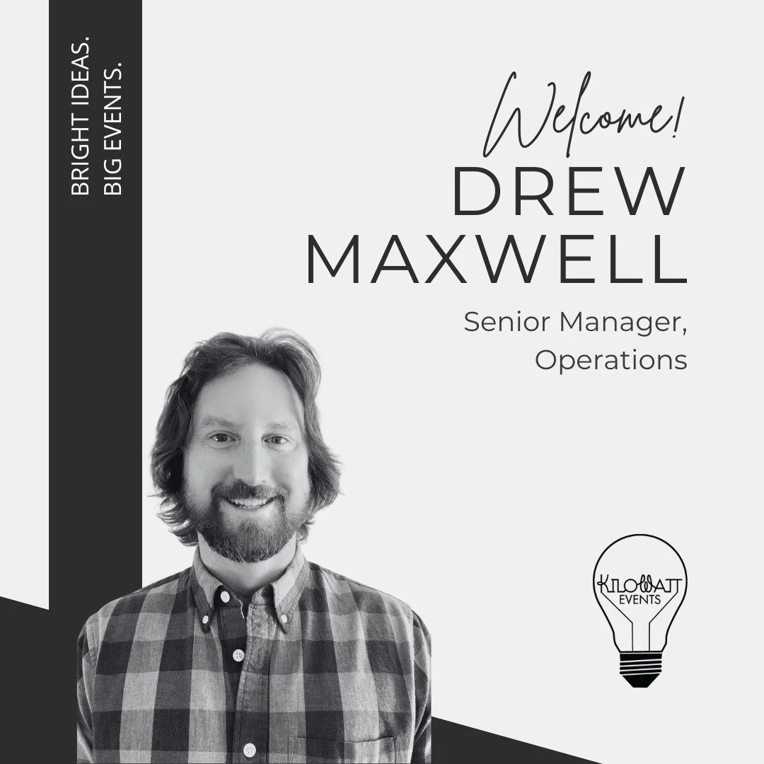 Join us in welcoming Drew to the team! With over 15 years of event leadership, he brings the perfect mix of strategy, creativity, and calm energy to every project. Excited for all that&rsquo;s ahead 💡