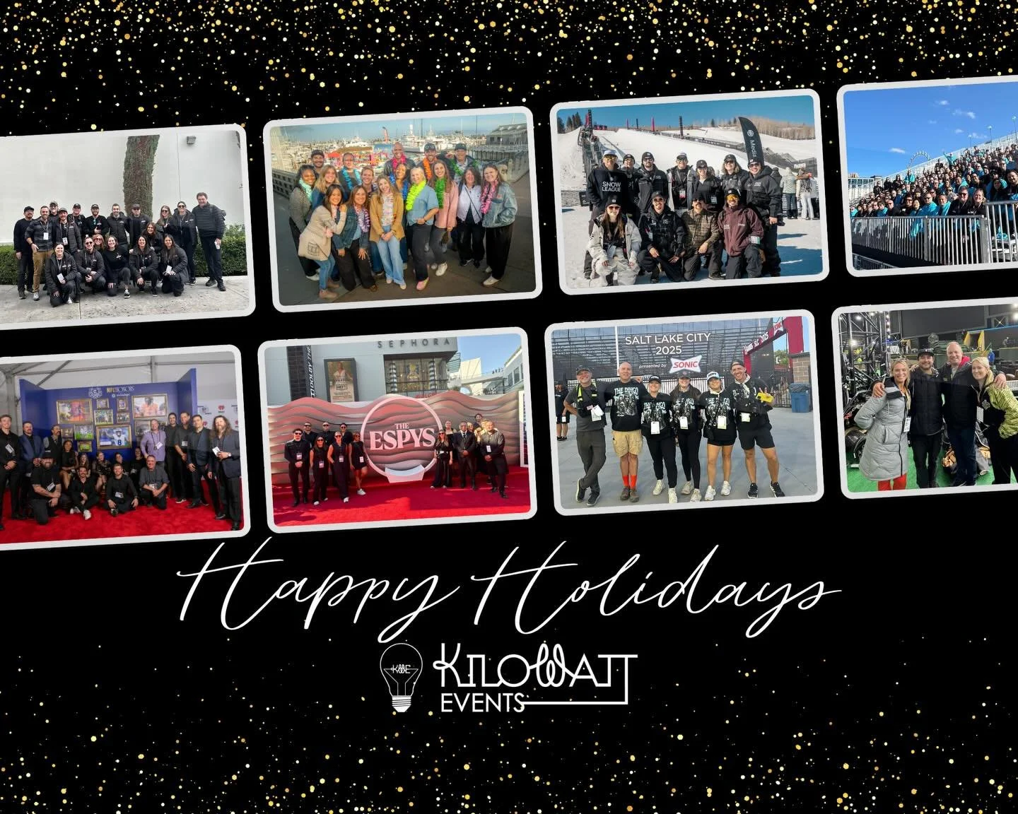 This year marks 10 years of Kilowatt Events - a decade of creating meaningful experiences with our clients, team, and millions of guests and fans. 

We celebrated growth in every form: welcoming new team members, expanding into Australia and New Zeal