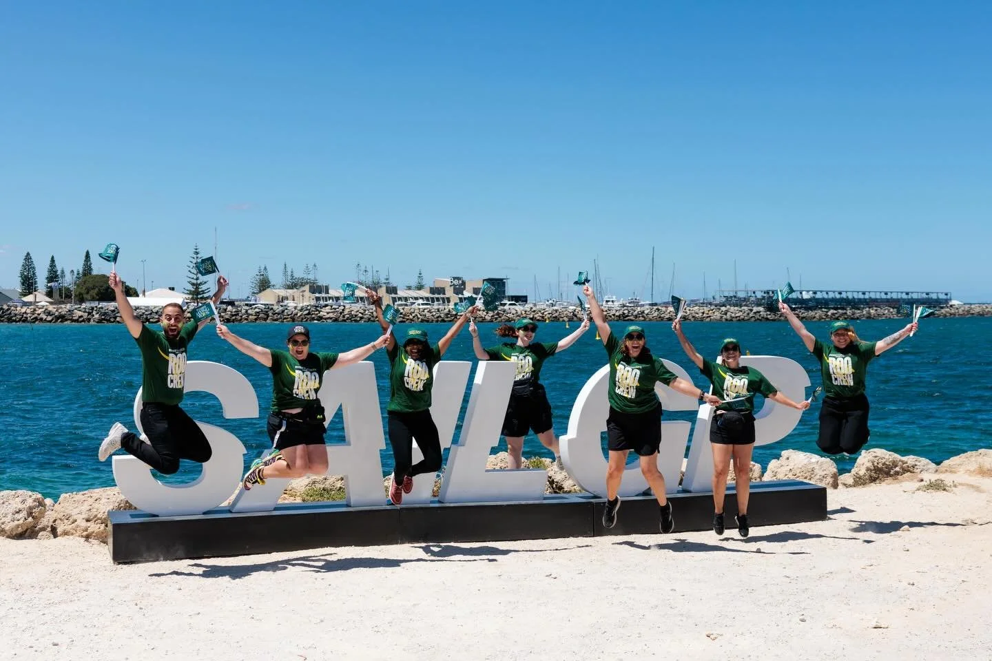 We kicked off the @SailGP season managing the HYPE team for the @bondsflyingroos - bringing the energy with swag drops to local businesses, dance challenges, change, and nonstop crown momentum with the mascot in tow 🦘⛵️

#hypecrew #sailing #brandamb