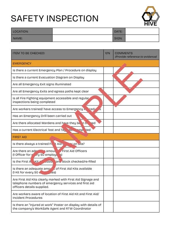 Safety Inspection Form .PDF