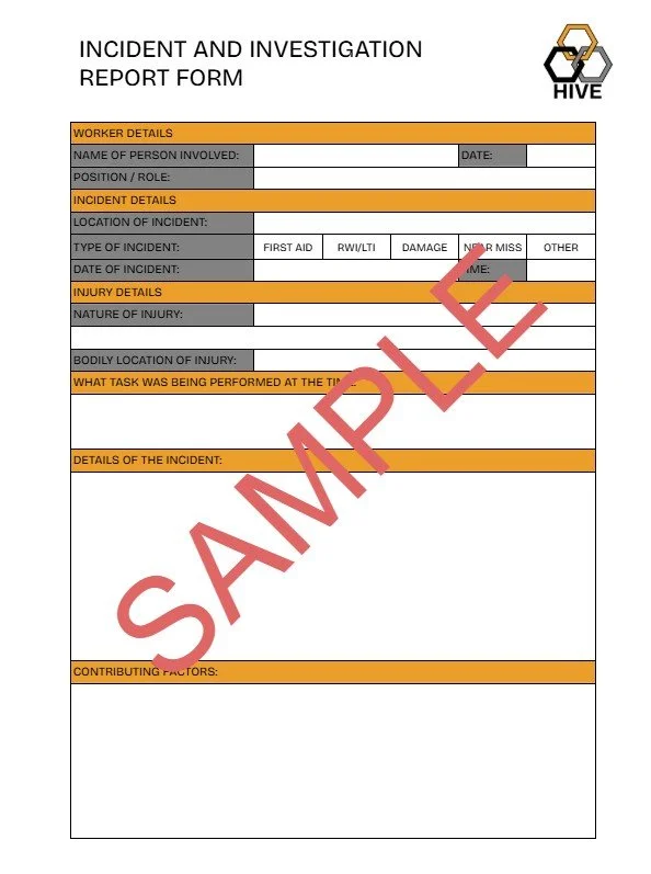 Incident and Investigation Report Form .DOCX