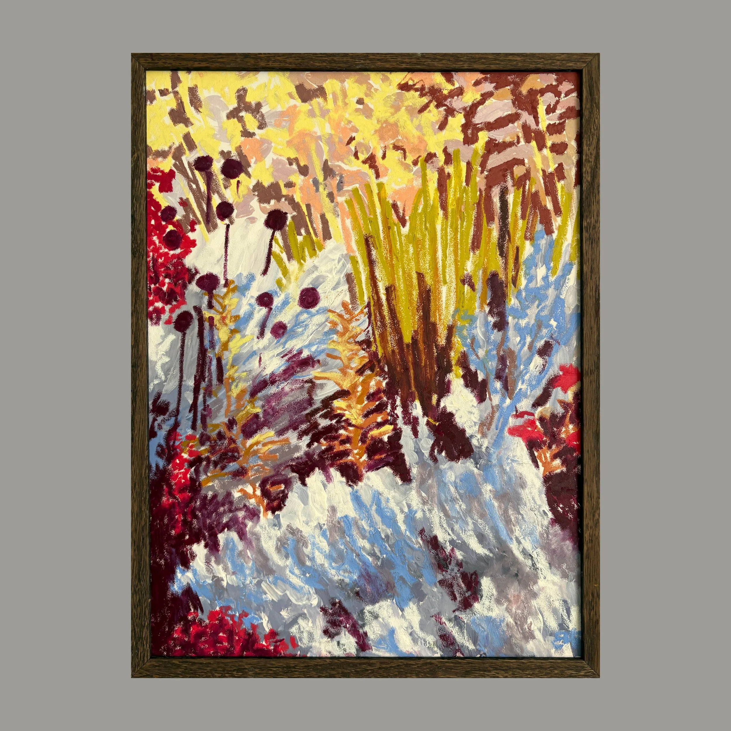 Sedum, Mugwort and Witch Hazel (Piece I) (30x40cm)