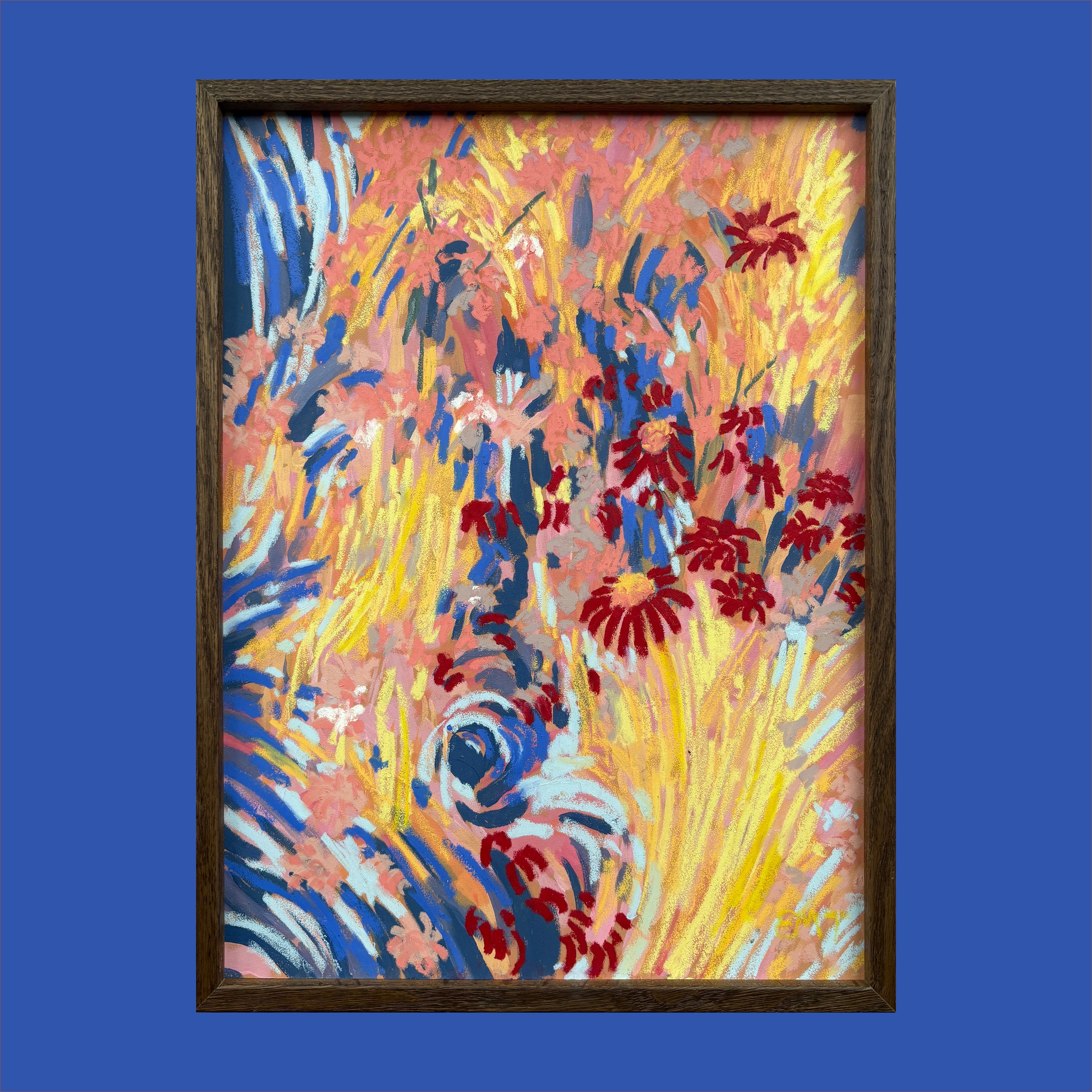 Echinacea and Serratula (30x40cm)