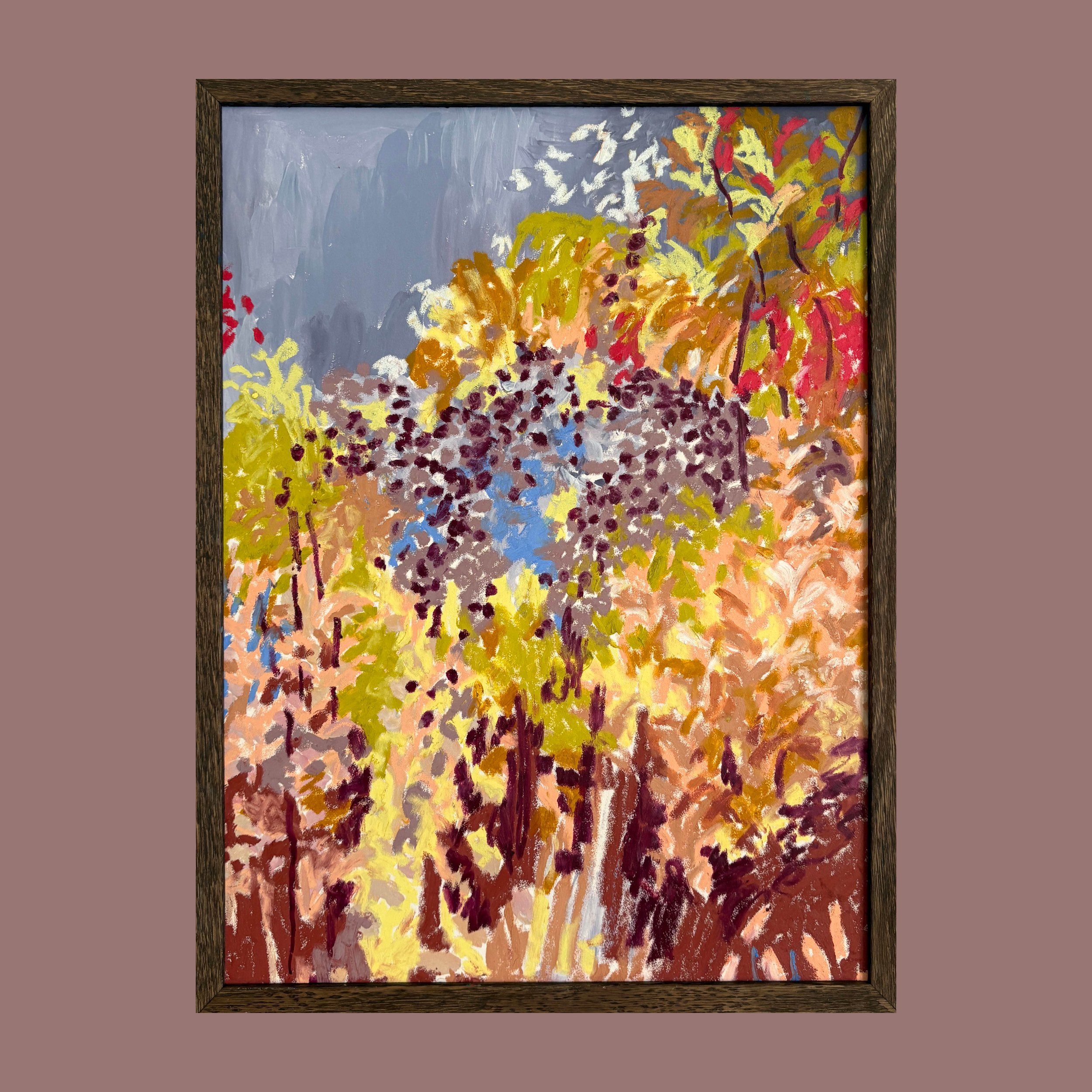 Sedum, Mugwort and Witch Hazel (Piece III) (30x40cm)