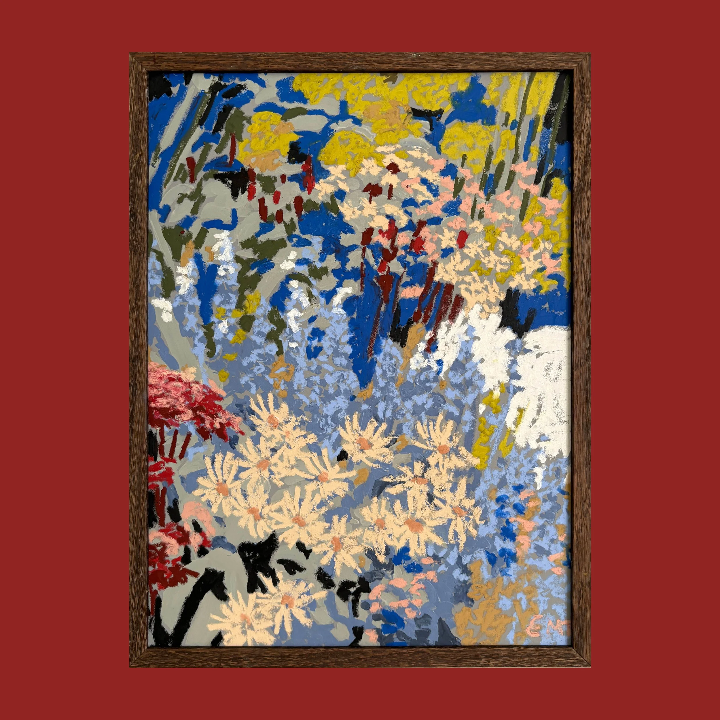 Aster, Coneflowers and Hydrangea (Piece III) (30x40cm)