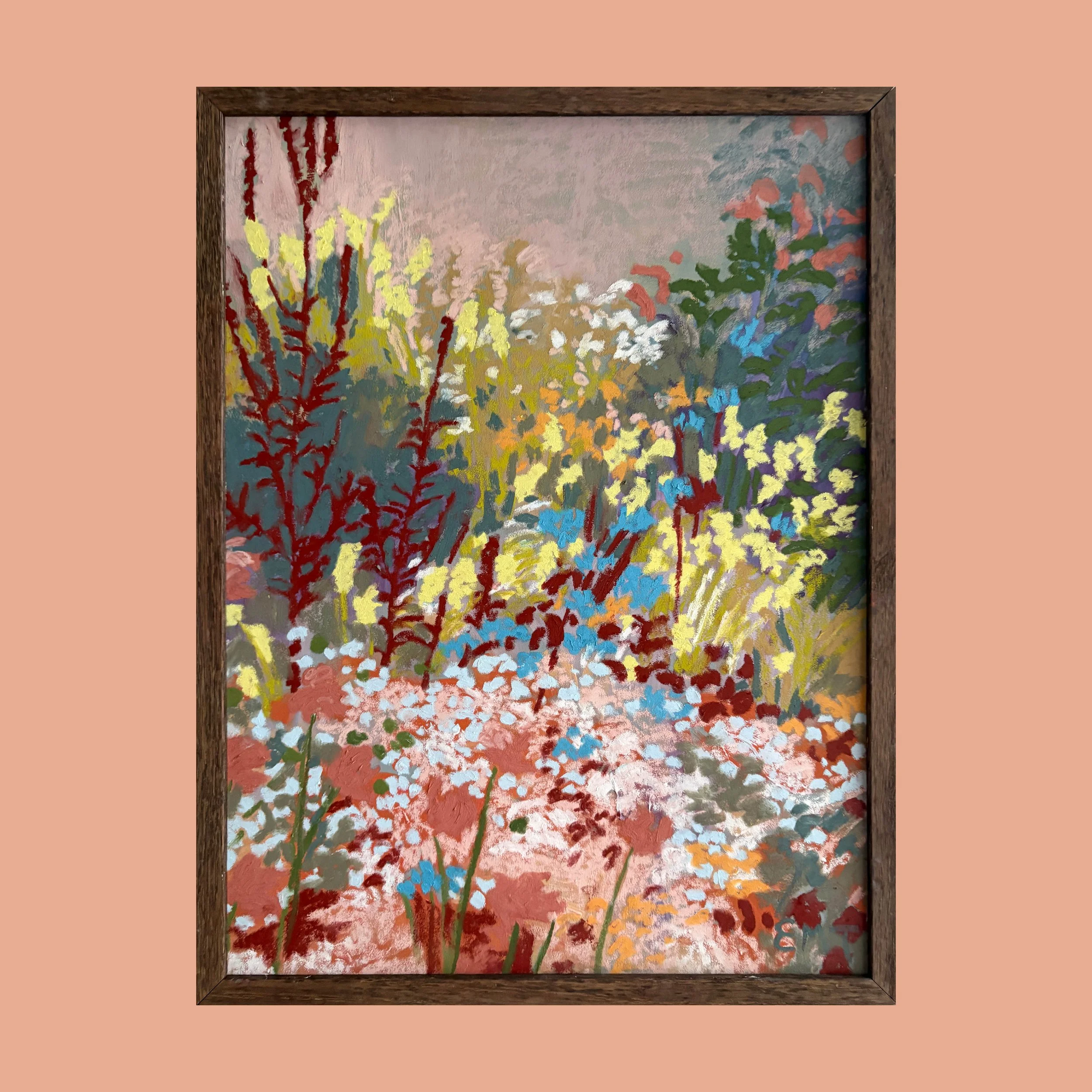 Flower Fields at Dusk (Piece III) (30x40cm unframed)