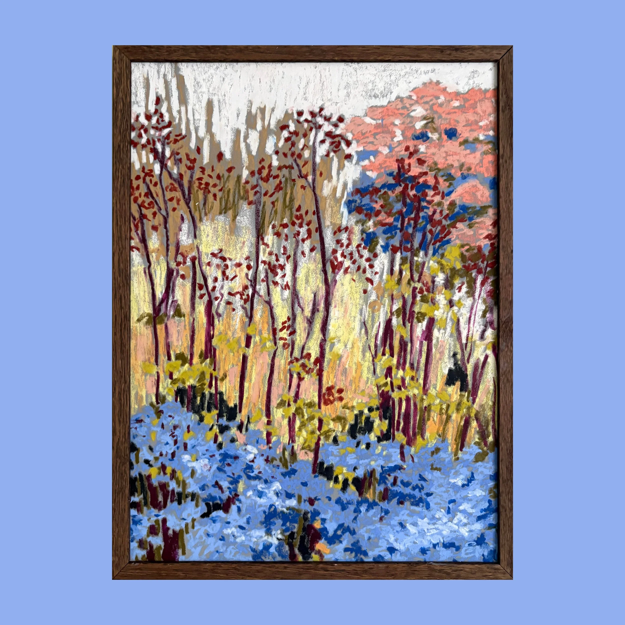 Meadow Rue, Asters + Joe-Pye Weed Oil Artwork (30x40cm)