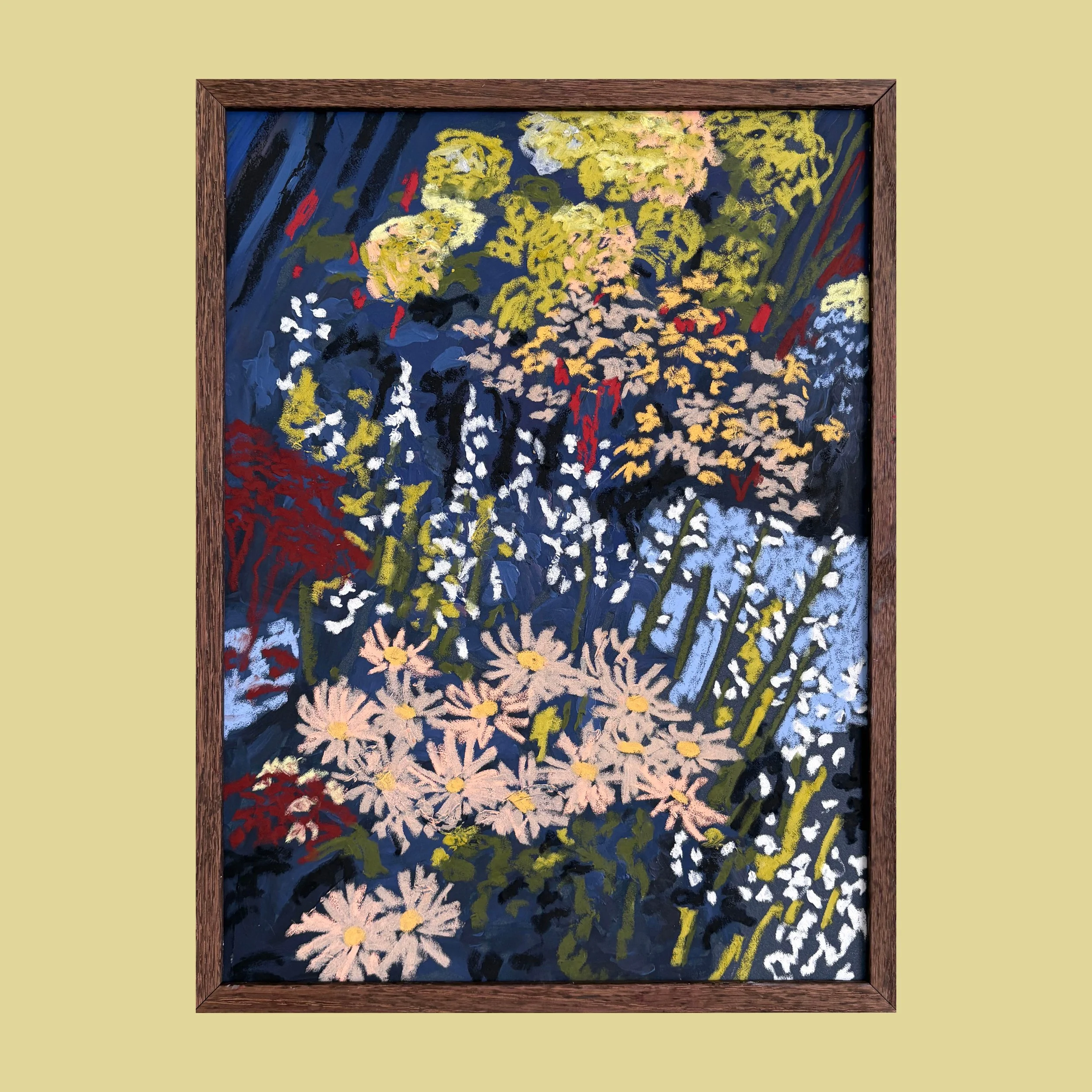 Aster, Coneflowers and Hydrangea (Piece II) (30x40cm)