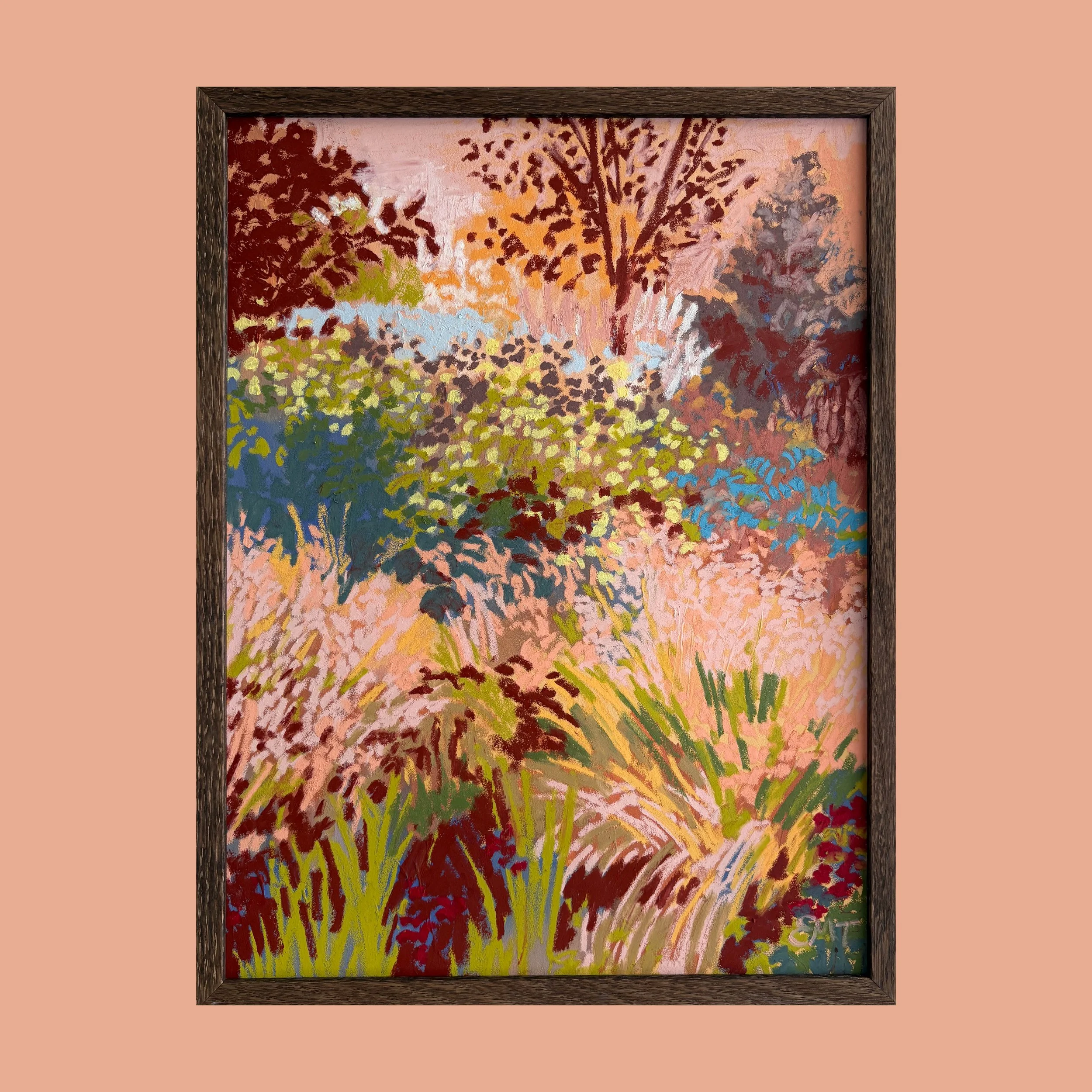 Flower Fields at Dusk (Piece II) (30x40cm unframed)