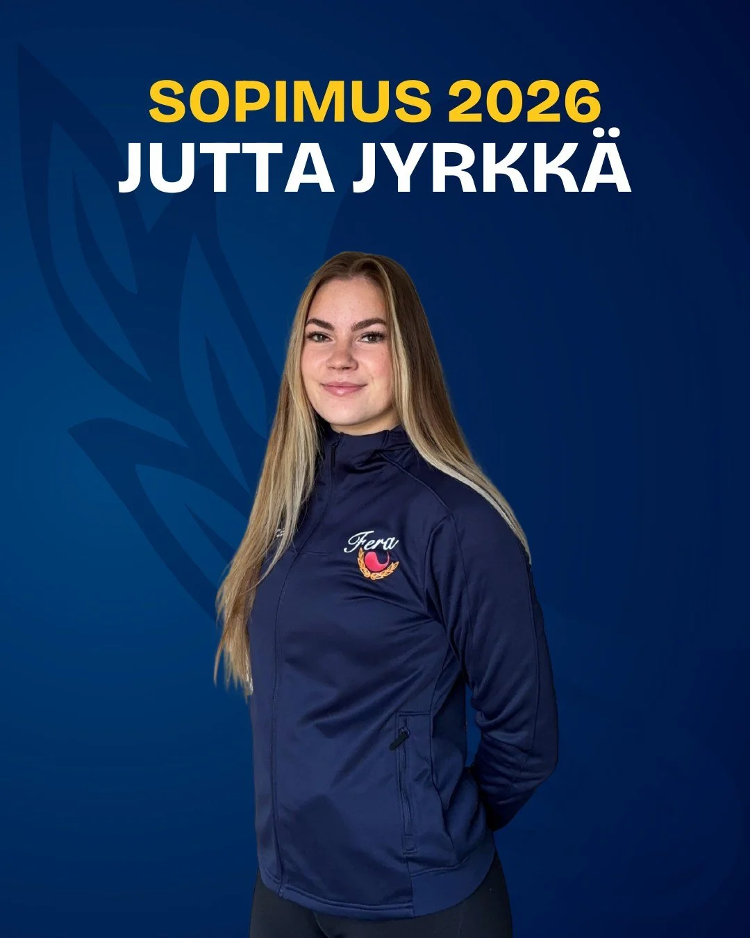 Tervetuloa Feraan, Jutta Jyrkk&auml;! 💙

Fera on solminut 1-vuotisen sopimuksen KeKi-kasvatti Jutta Jyrk&auml;n kanssa.

Edelliset kaksi kauta Mailattaria edustanut Jyrkk&auml; on n&auml;hty 20 Superpesis-ottelussa. Menneen&auml; kes&auml;n&auml; lu