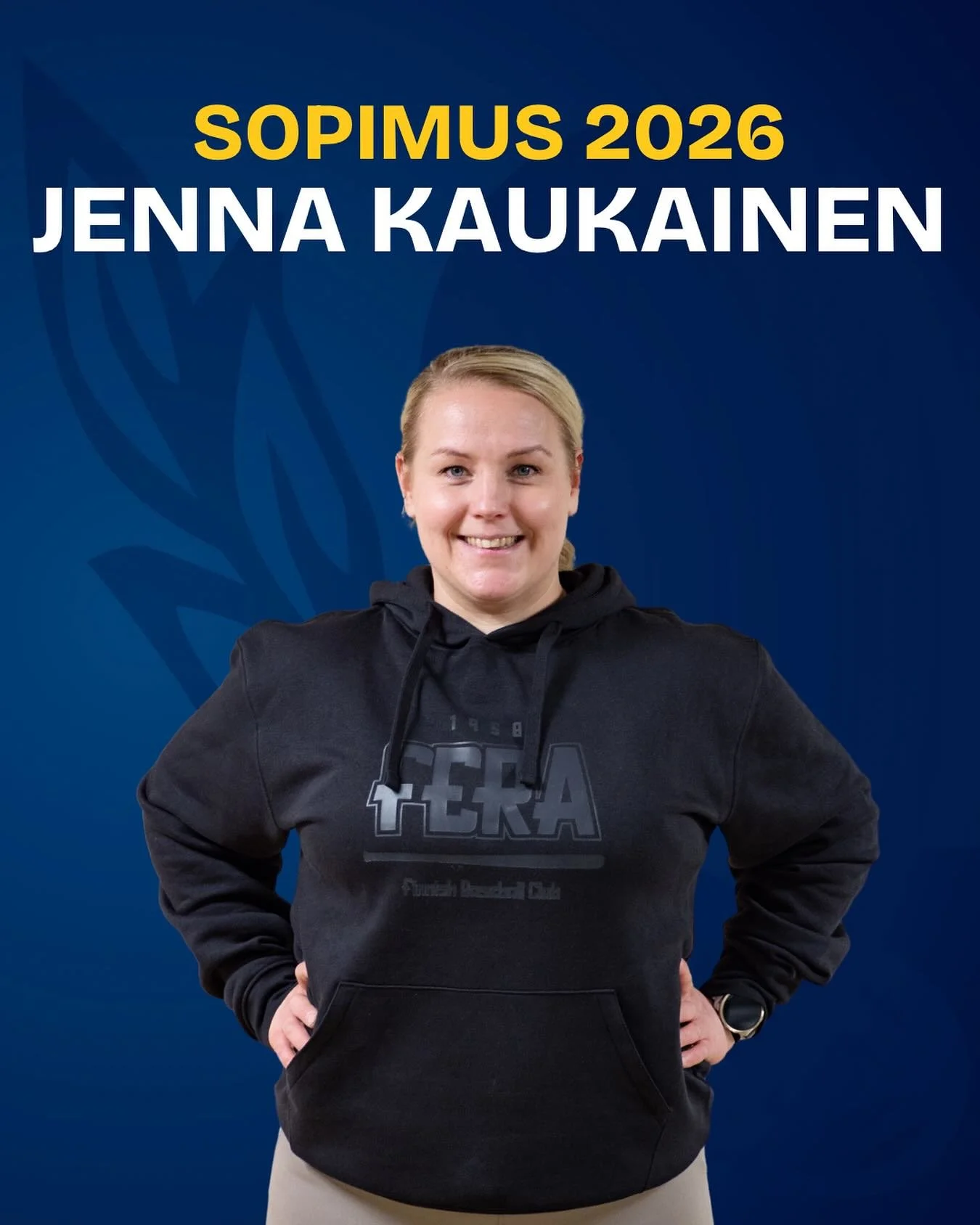 Fera on tehnyt sopimuksen kaudelle 2026 &auml;itiyslomalta palaavan fysiikkavalmentaja Jenna Kaukaisen kanssa!

Monelle pesist&auml; pidemp&auml;&auml;n seuranneelle Jenna on tuttu my&ouml;s entisen&auml; Feran pelaajana sek&auml; on my&ouml;s aiempa