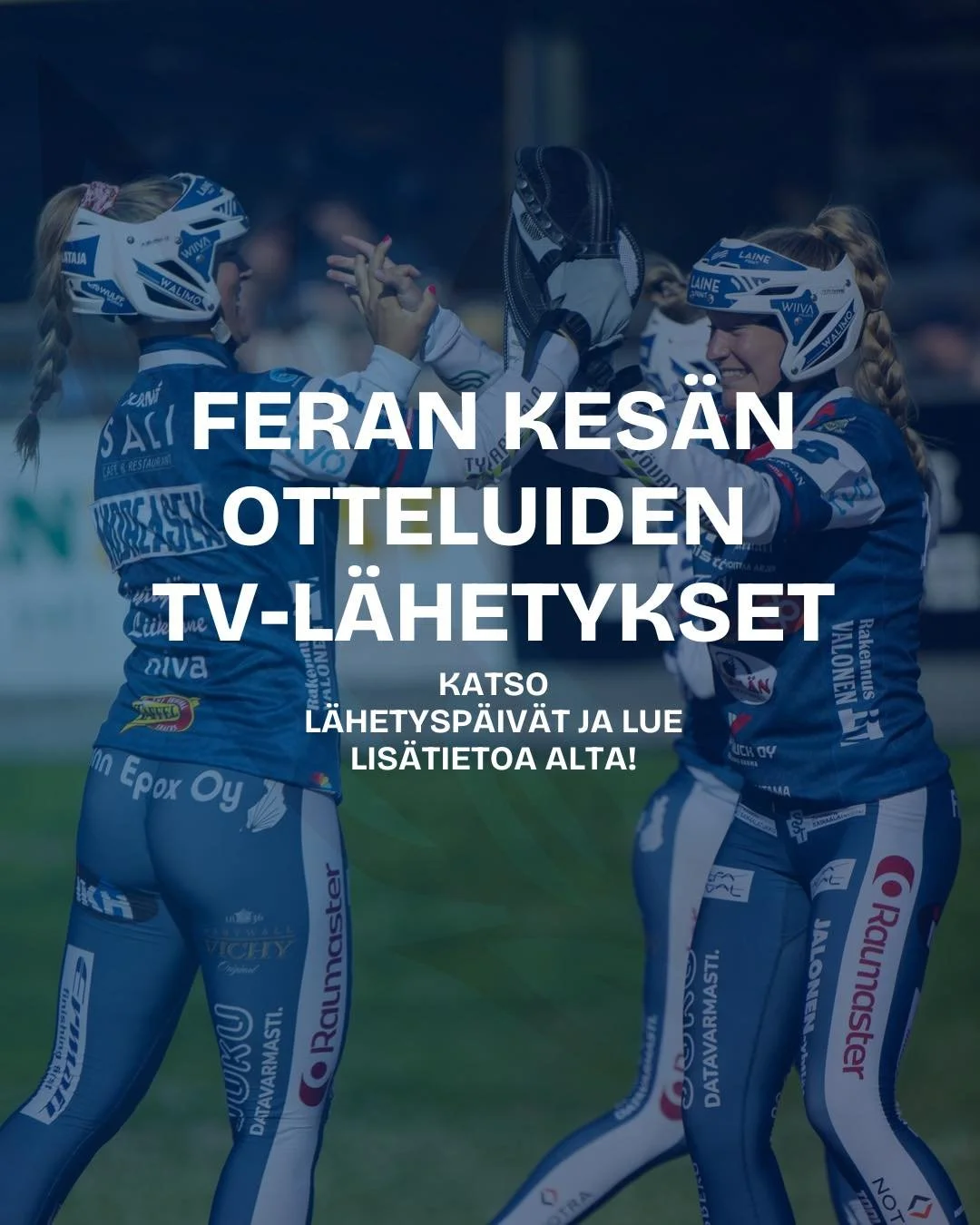 KES&Auml;N OTTELUIDEN TV-L&Auml;HETYKSET💙

Superpesiksen TV-tuontantoon on panostettu t&auml;n&auml; vuonna, joka tarkoittaa monikameratuontantojen m&auml;&auml;r&auml;n tuplaamista. N&auml;in voit kannustaa suosikkijoukkuettasi my&ouml;s Ruudun v&a
