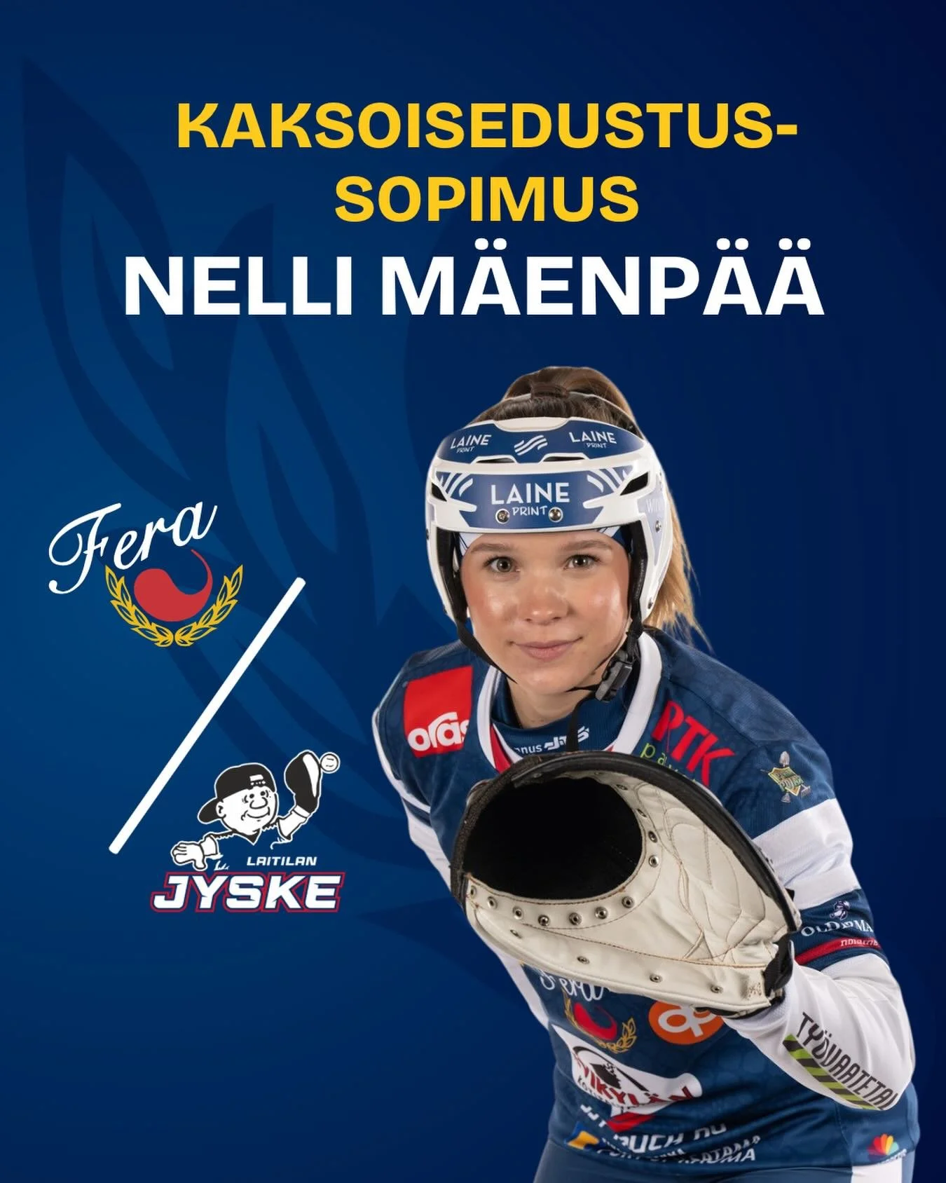 ❗️PELAAJATIEDOTE❗️

Nelli M&auml;enp&auml;&auml; siirtyy pelaamaan Superia kaksoisedustussopimuksella Laitilan Jyskeeseen. Sen lis&auml;ksi Nelli jatkaa Ferassa pelaten Tytt&ouml;jen Superia B-tyt&ouml;iss&auml;. Feran on mahdollista kutsua h&auml;ne