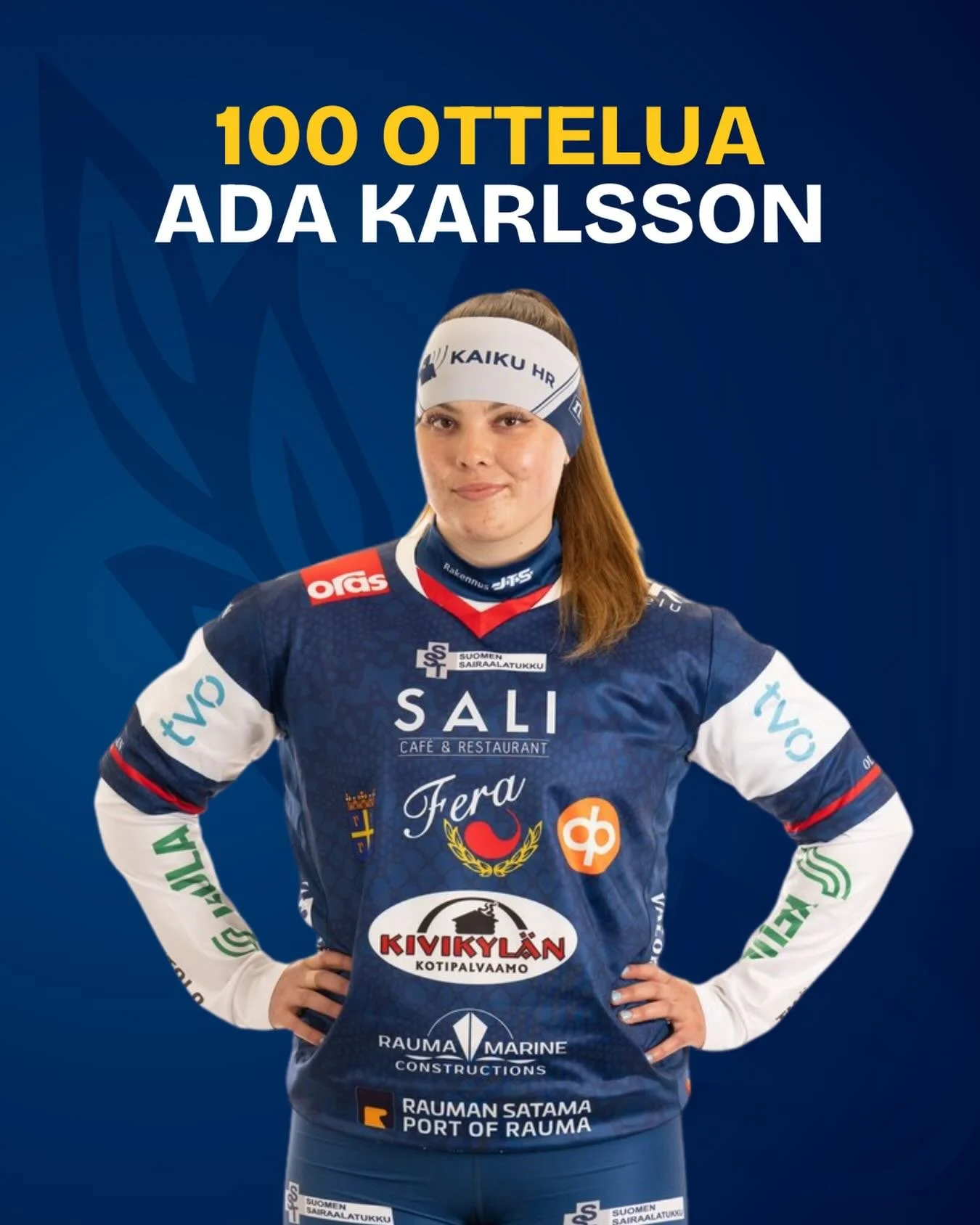 Ada Karlsson pelasi t&auml;n&auml;&auml;n 100. runkosarjaottelunsa Superpesiksess&auml;!🔥

Onnea Ada merkkipaalun saavuttamisesta!

#fera #ferapesis #superpesis #ferarauma