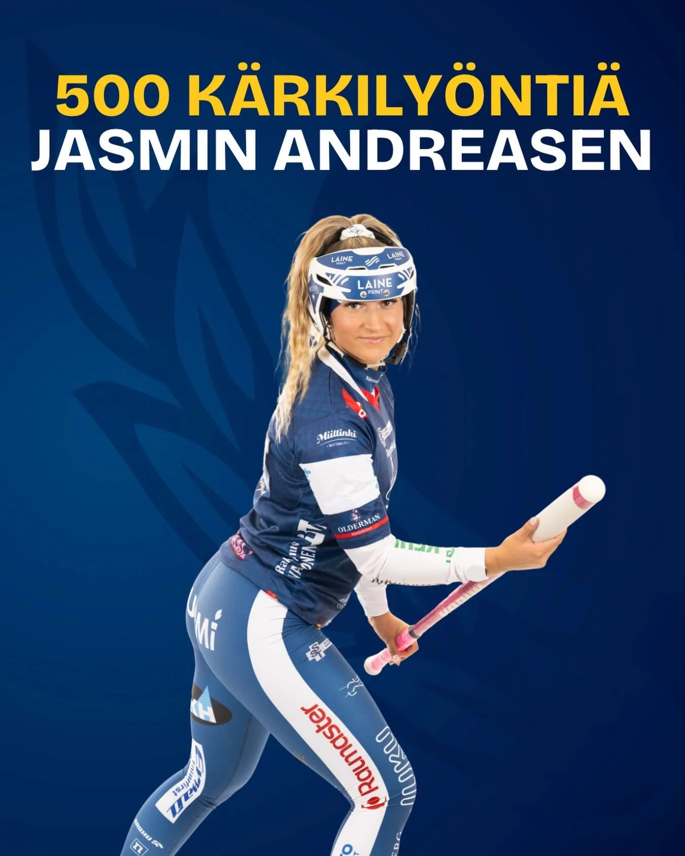 T&auml;m&auml;n illan ottelussa Jasmin Andreasen l&ouml;i 500. k&auml;rkily&ouml;ntins&auml;🔥

Onnea Jassu huikean merkkipaalun saavuttamisesta!💙

#fera #ferarauma #ferapesis #superpesis