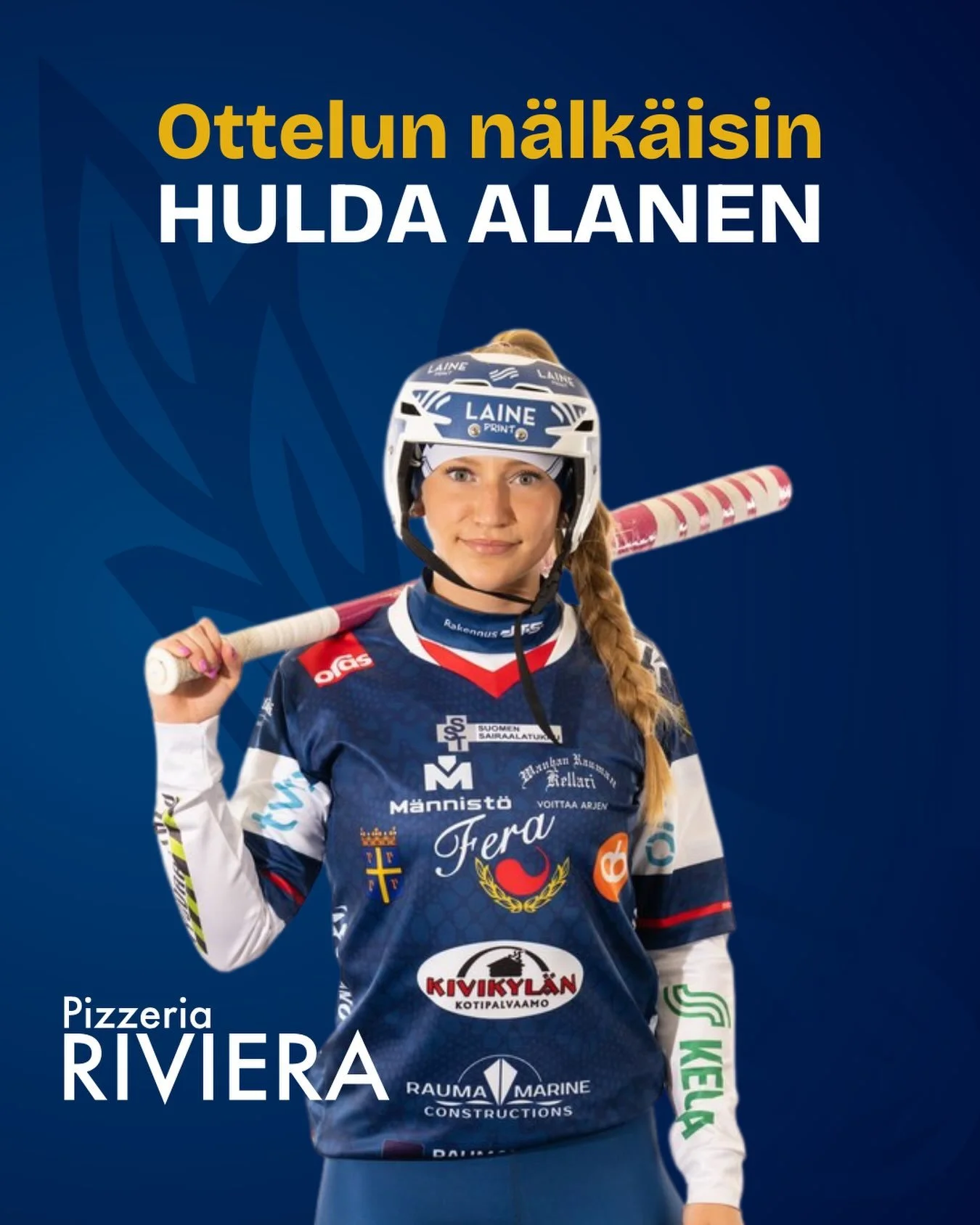 🌟Pizzeria Riviera @pizzeriariviera palkitsee jokaisessa kotiottelussa Feran n&auml;lk&auml;isimm&auml;n pelaajan🌟

N&auml;lk&auml;isimp&auml;n&auml; pelaajana t&auml;n&auml;&auml;n palkitaan juoksun ly&ouml;nyt ja tuonut Hulda Alanen!

#fera #ferap