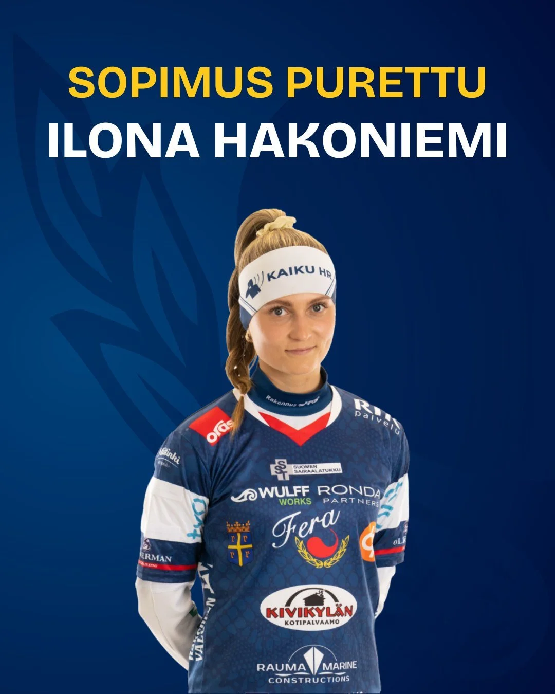 Ilona Hakoniemen sopimus purettu

Feran ja Ilona Hakoniemen v&auml;linen pelaajasopimus on purettu yhteisymm&auml;rryksess&auml;. Hakoniemen sopimus olisi kattanut kuluvan kauden.

22-vuotias Hakoniemi pelasi Feran v&auml;reiss&auml; kaudesta 2020 l&