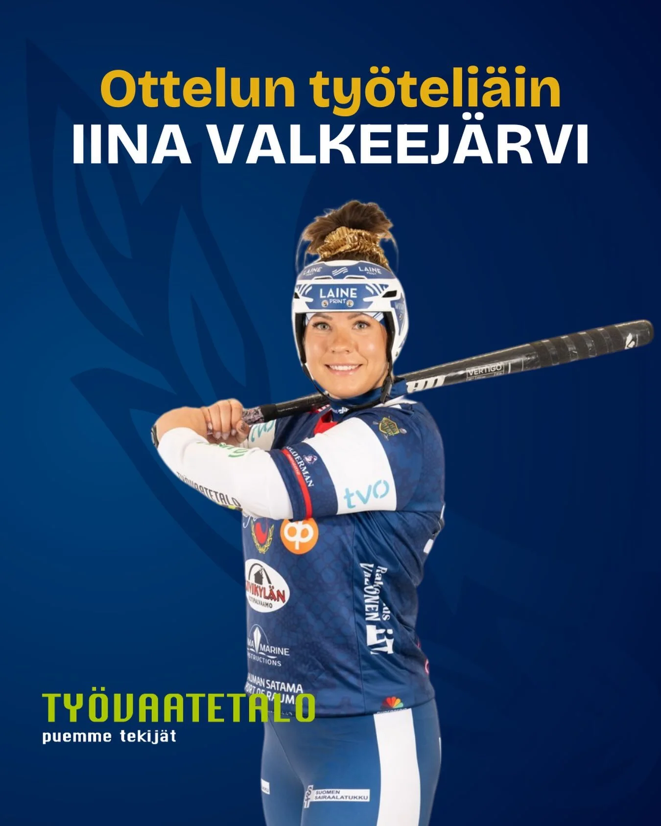 🛠️Ty&ouml;vaatetalo @tyovaatetalo palkitsee jokaisessa kotiottelussa Feran ty&ouml;teli&auml;imm&auml;n pelaajan🛠️

Ottelun ty&ouml;teli&auml;imp&auml;n&auml; pelaajana palkitaan Iina Valkeej&auml;rvi! 

#fera #ferapesis #ferarauma #superpesis