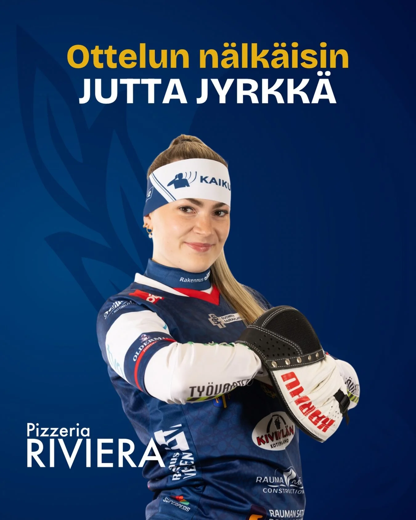 🌟Pizzeria Riviera @pizzeriariviera palkitsee jokaisessa kotiottelussa Feran n&auml;lk&auml;isimm&auml;n pelaajan🌟

N&auml;lk&auml;isimp&auml;n&auml; pelaajana t&auml;n&auml;&auml;n palkitaan Jutta Jyrkk&auml;!

#fera #ferapesis #ferarauma #superpes
