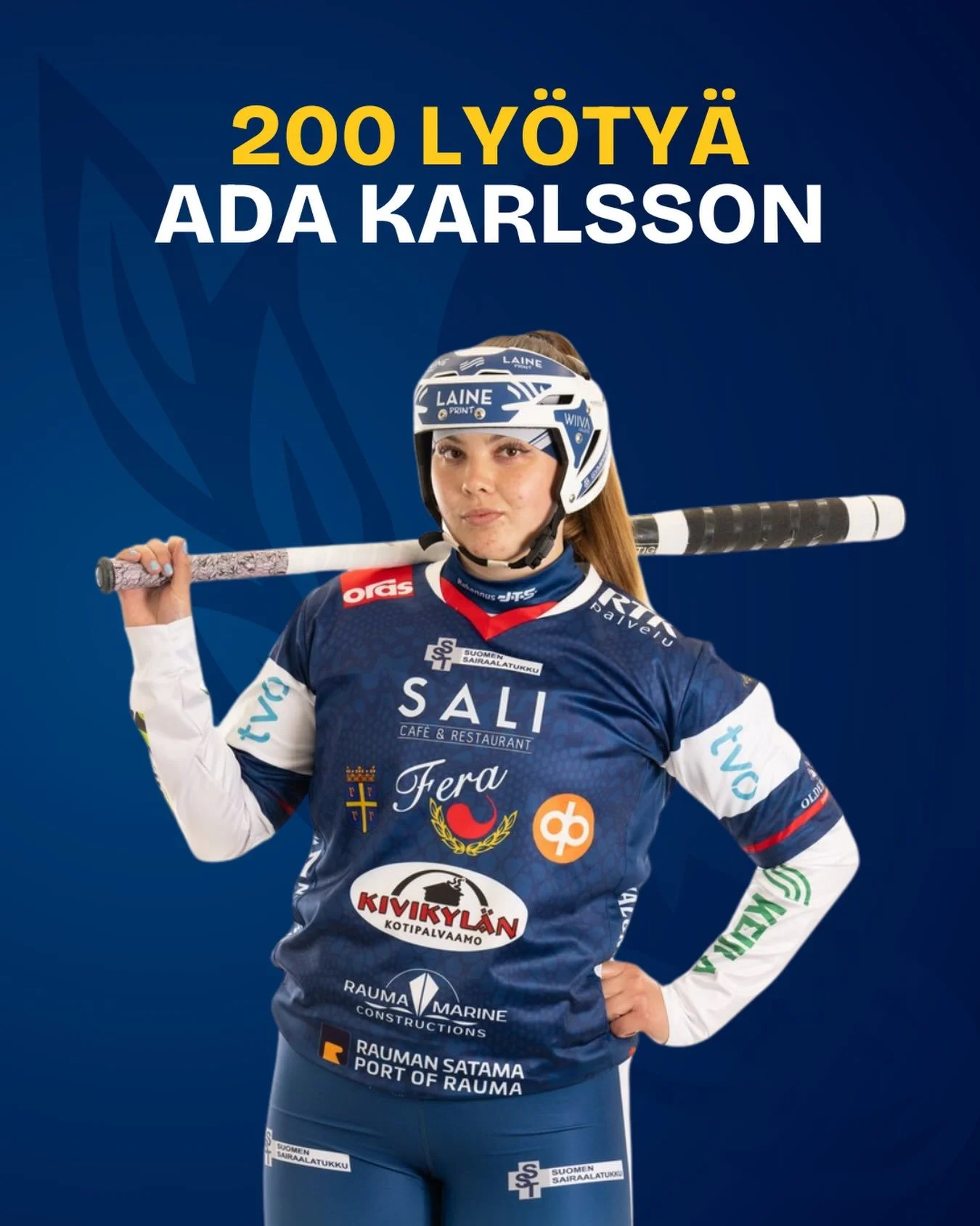 T&auml;ll&auml; viikolla Ada Karlsson l&ouml;i 200. ly&ouml;dyn juoksunsa!🔥

Onnea Ada t&auml;m&auml;n merkkipaalun saavuttamisesta!💙

🤝Adan matkassa mukana: Caf&eacute; Sali @cafe_sali 

#fera #ferarauma #ferapesis #superpesis