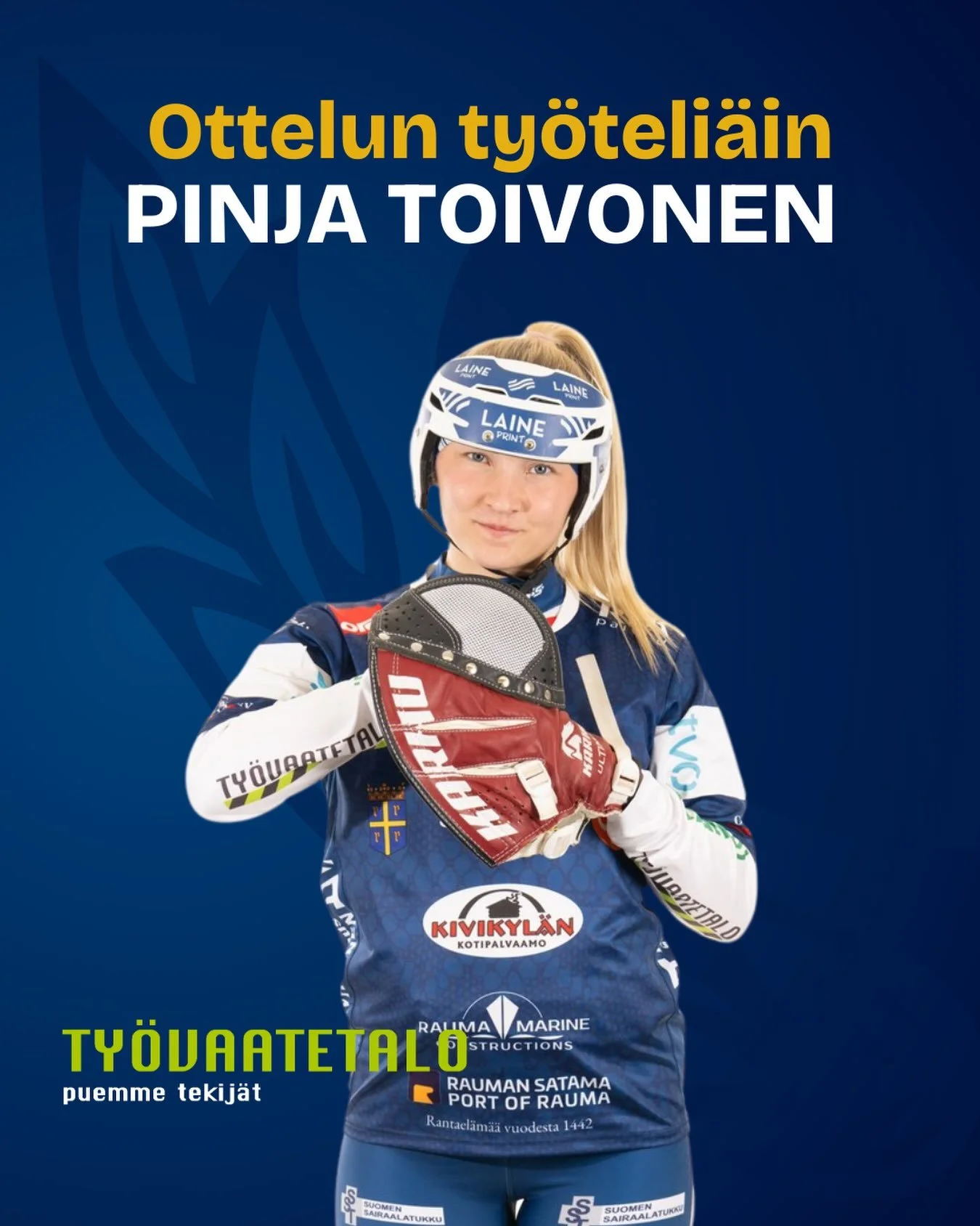 🛠️Ty&ouml;vaatetalo @tyovaatetalo palkitsee jokaisessa kotiottelussa Feran ty&ouml;teli&auml;imm&auml;n pelaajan🛠️

Ottelun ty&ouml;teli&auml;imp&auml;n&auml; pelaajana palkitaan Pinja Toivonen! 

#fera #ferapesis #ferarauma #superpesis