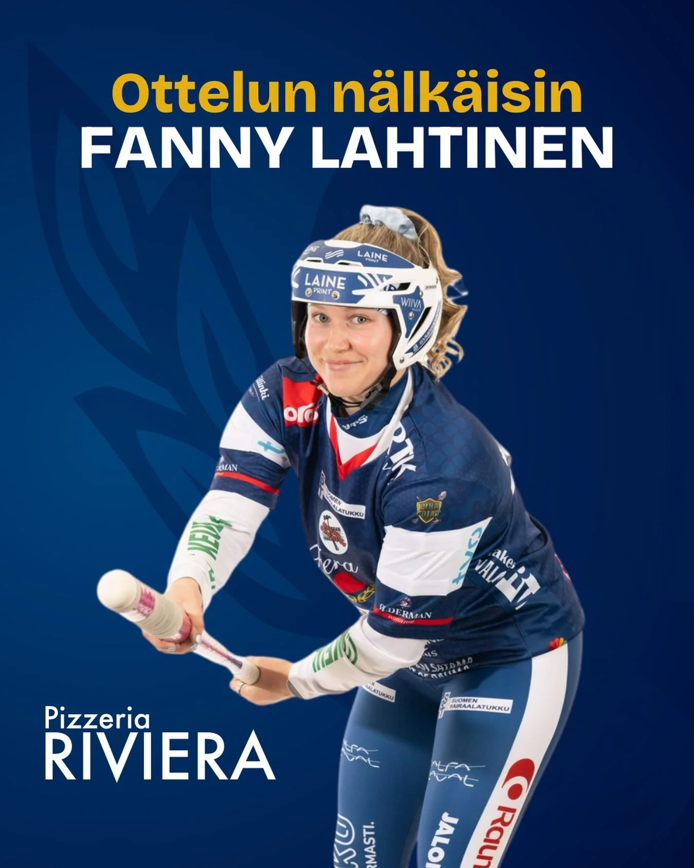 🌟Pizzeria Riviera @pizzeriariviera palkitsee jokaisessa kotiottelussa Feran n&auml;lk&auml;isimm&auml;n pelaajan🌟

N&auml;lk&auml;isimp&auml;n&auml; pelaajana t&auml;n&auml;&auml;n palkitaan Fanny Lahtinen!

#fera #ferapesis #ferarauma #superpesis