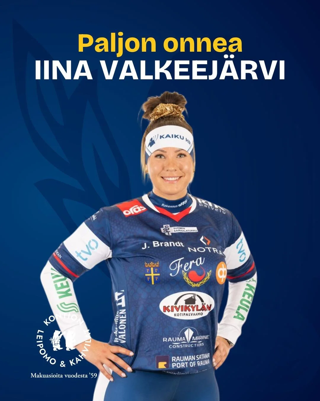 T&auml;n&auml;&auml;n 14.8. Iina Valkeej&auml;rvi juhlii syntym&auml;p&auml;ivi&auml;&auml;n ja t&auml;ytt&auml;&auml; 28-vuotta!💙

Paljon onnea Inski!🎉

L&auml;het&auml; Inskille syntt&auml;riterveiset kommentteihin💌

🤝Iinan matkaa tukemassa: J.