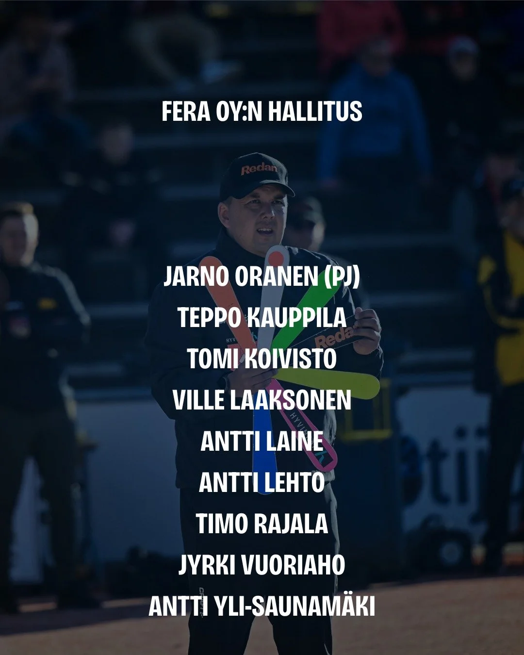 Fera Oy:n hallitus vahvistuu monipuolisella osaamisella

Fera Oy:n hallitus on j&auml;rjest&auml;ytynyt tulevalle kaudelle. Hallituksen puheenjohtajana jatkaa Jarno Oranen, joka toimii my&ouml;s Fera Oy:n p&auml;&auml;omistajan Fera ry:n puheenjohtaj