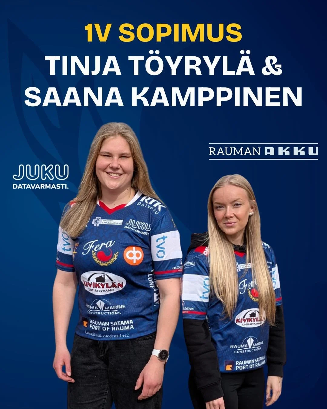 𝑻𝒊𝒏𝒋𝒂 𝑻&ouml;𝒚𝒓𝒚𝒍&auml; 𝒋𝒂 𝑺𝒂𝒂𝒏𝒂 𝑲𝒂𝒎𝒑𝒑𝒊𝒏𝒆𝒏 𝑭𝒆𝒓𝒂𝒏 𝒓𝒊𝒗𝒆𝒊𝒉𝒊𝒏 𝟏-𝒗𝒖𝒐𝒅𝒆𝒏 𝒔𝒐𝒑𝒊𝒎𝒖𝒌𝒔𝒊𝒍𝒍𝒂!

Feran oma kasvatti Tinja T&ouml;yryl&auml; tekee paluun Feran riveihin ja tuo mukanaan my&ouml;s Saana Kamppis