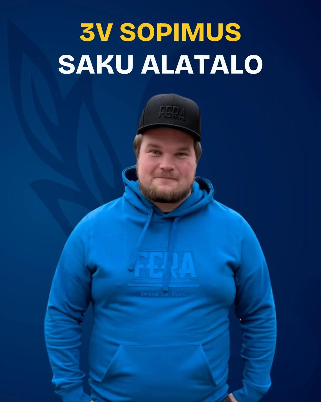 𝑺𝑨𝑲𝑼 𝑨𝑳𝑨𝑻𝑨𝑳𝑶 𝑭𝑬𝑹𝑨𝑨𝑵!

Fera vahvistaa valmennustaan kovalla kiinnityksell&auml;: Saku Alatalo liittyy seuraan kolmivuotisella sopimuksella!

Alatalo toimii koko kolmivuotisen sopimuksensa ajan C- ja B-junioreiden valmennusp&auml;&auml