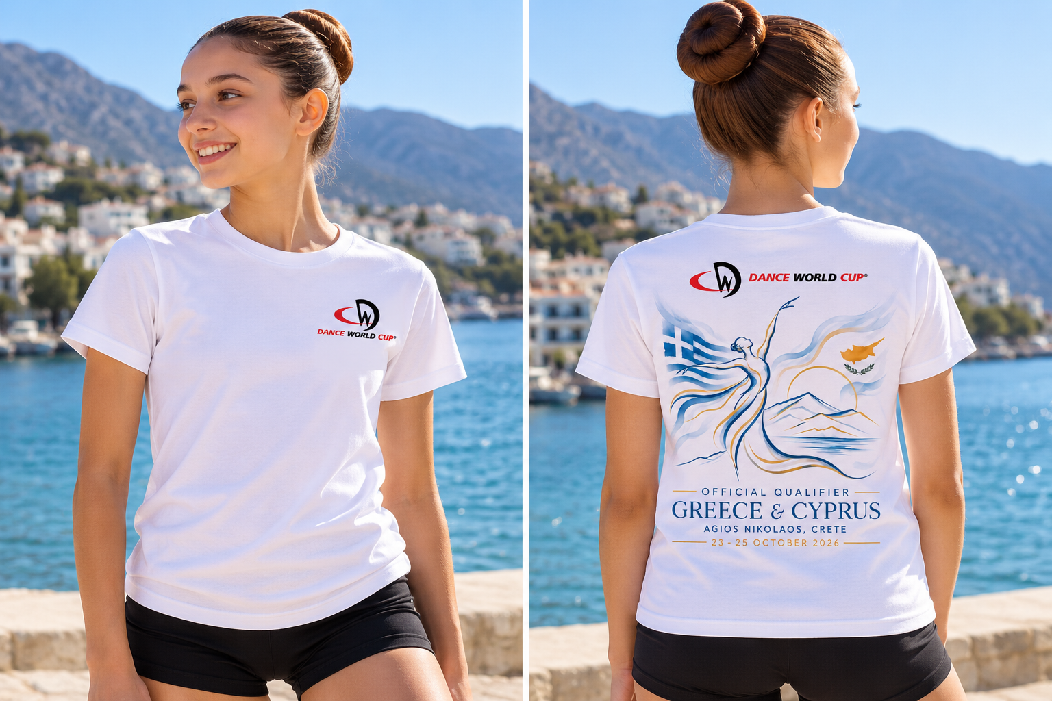 Official Dance World Cup Greece & Cyprus 2026 T-Shirt
