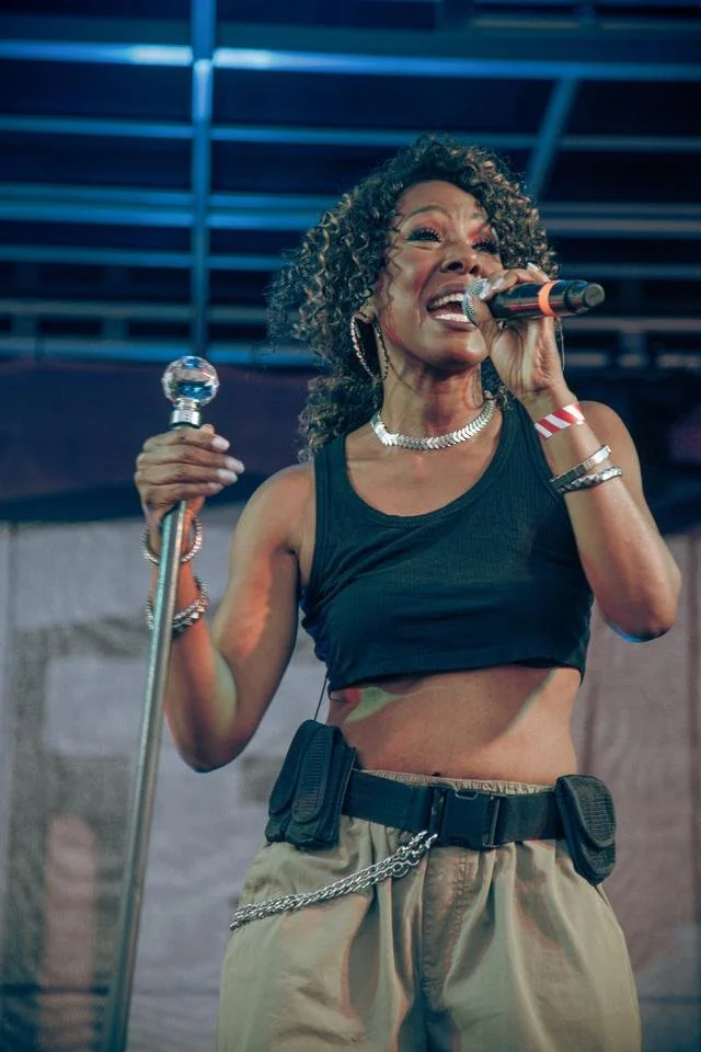 Performer on stage, previous years