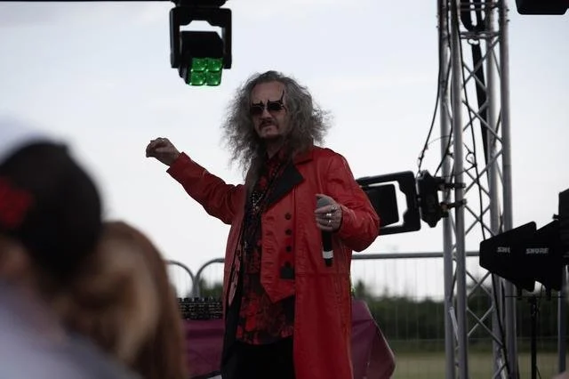 Performer on stage, previous years