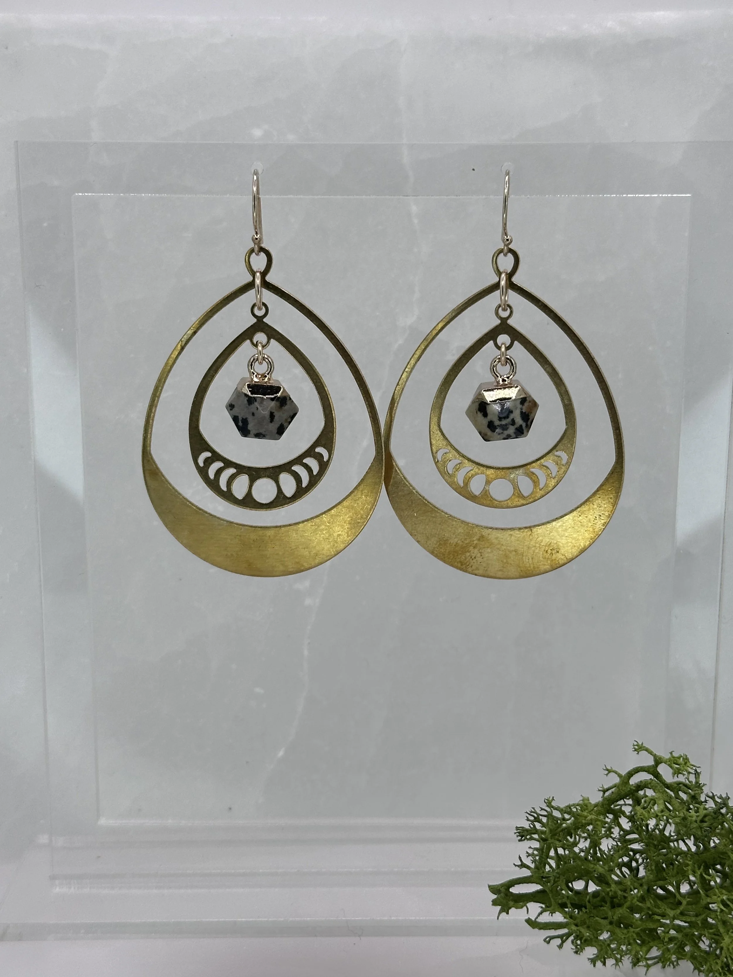 Dalmatian Jasper Celestial Drops