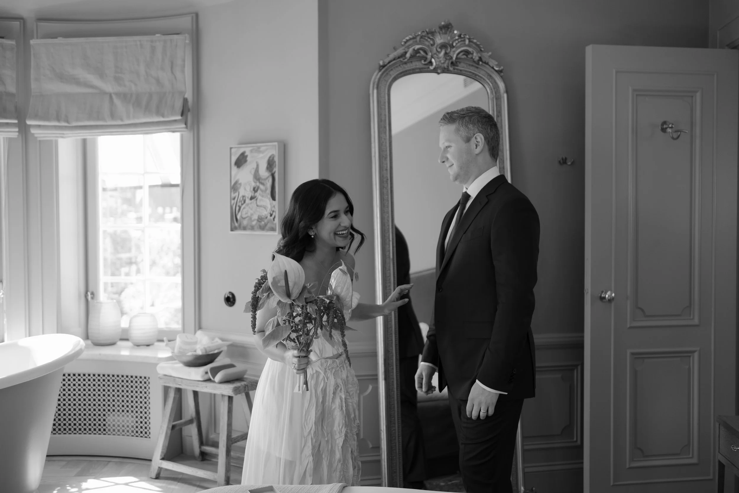 Chic Stockholm Elopement Wedding with an American Couple 