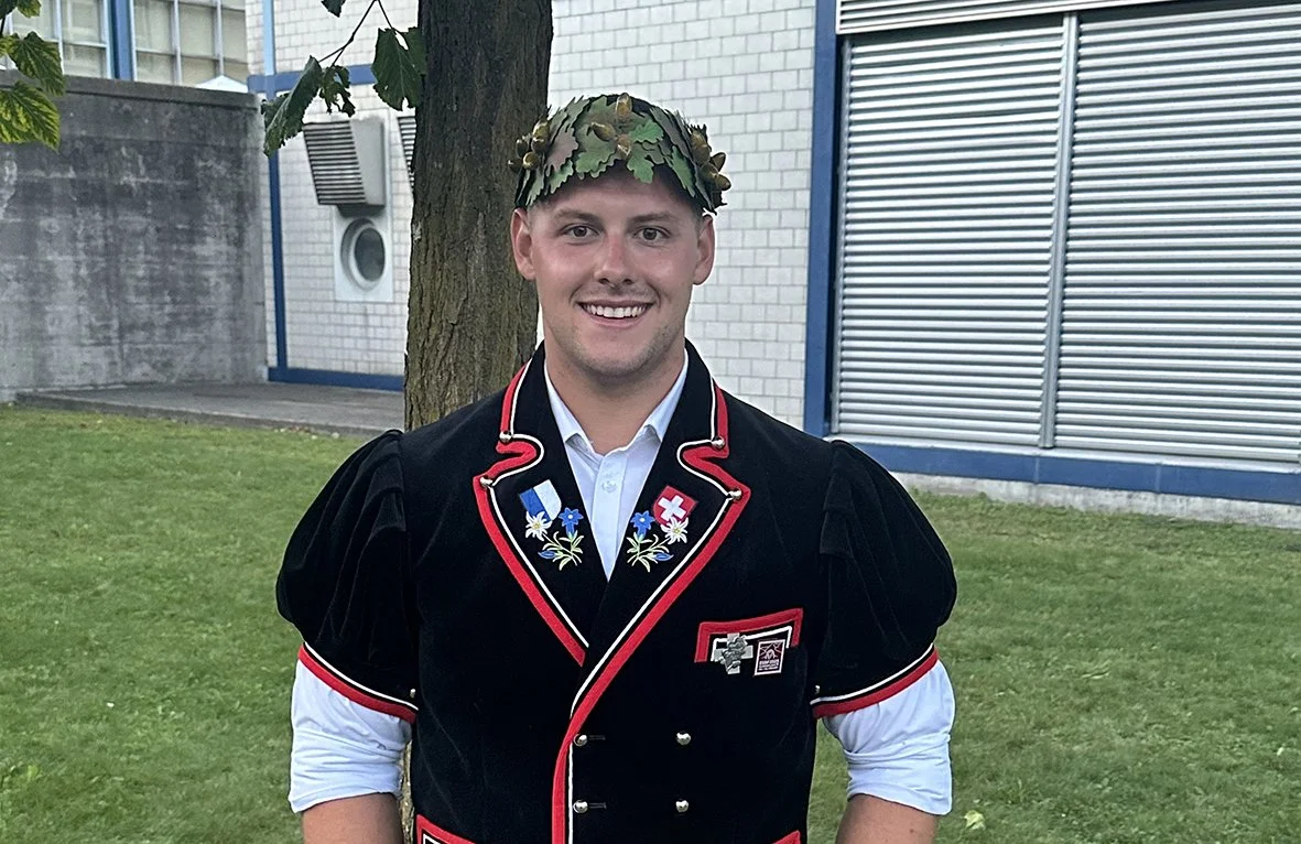 Fabian Scherrer holt sich einen weiteren Kranz