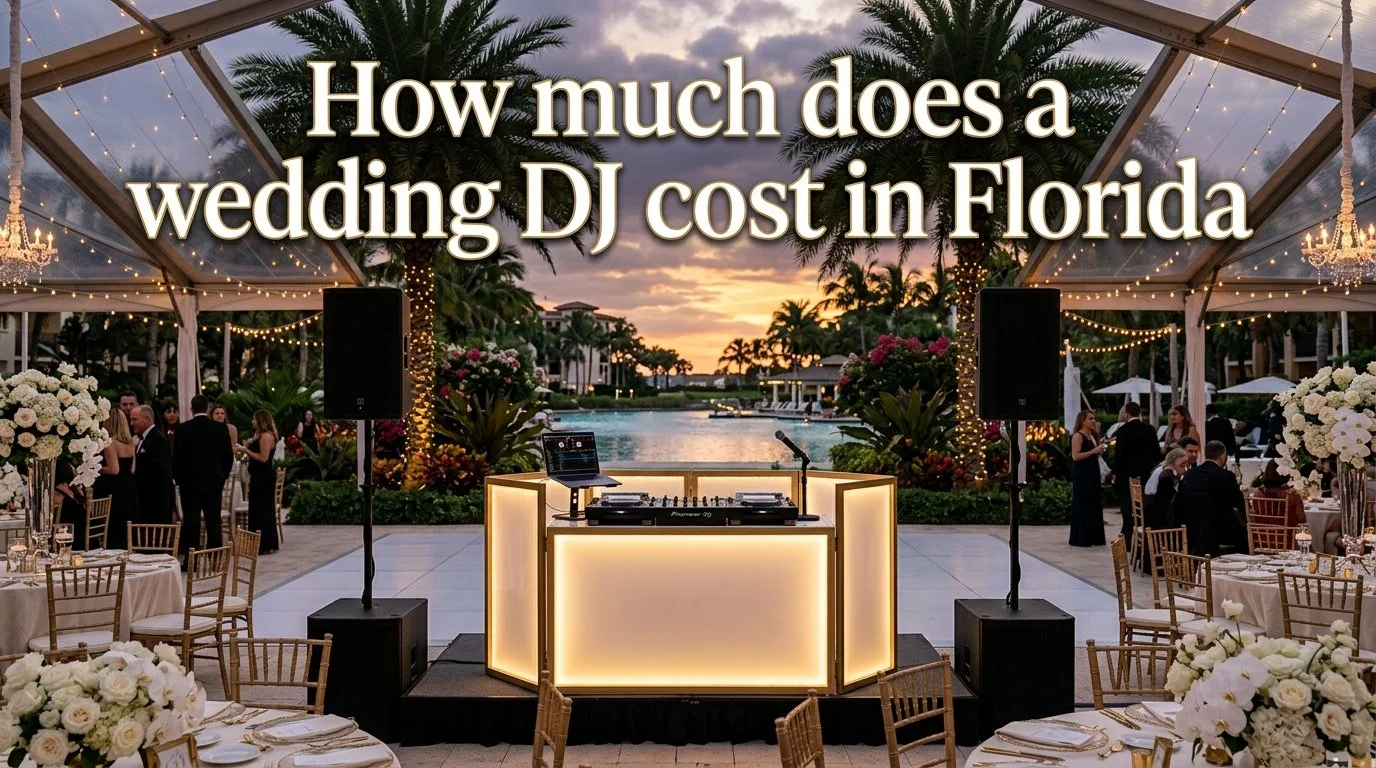 What Really Drives Florida Wedding DJ Costs in 2026?
