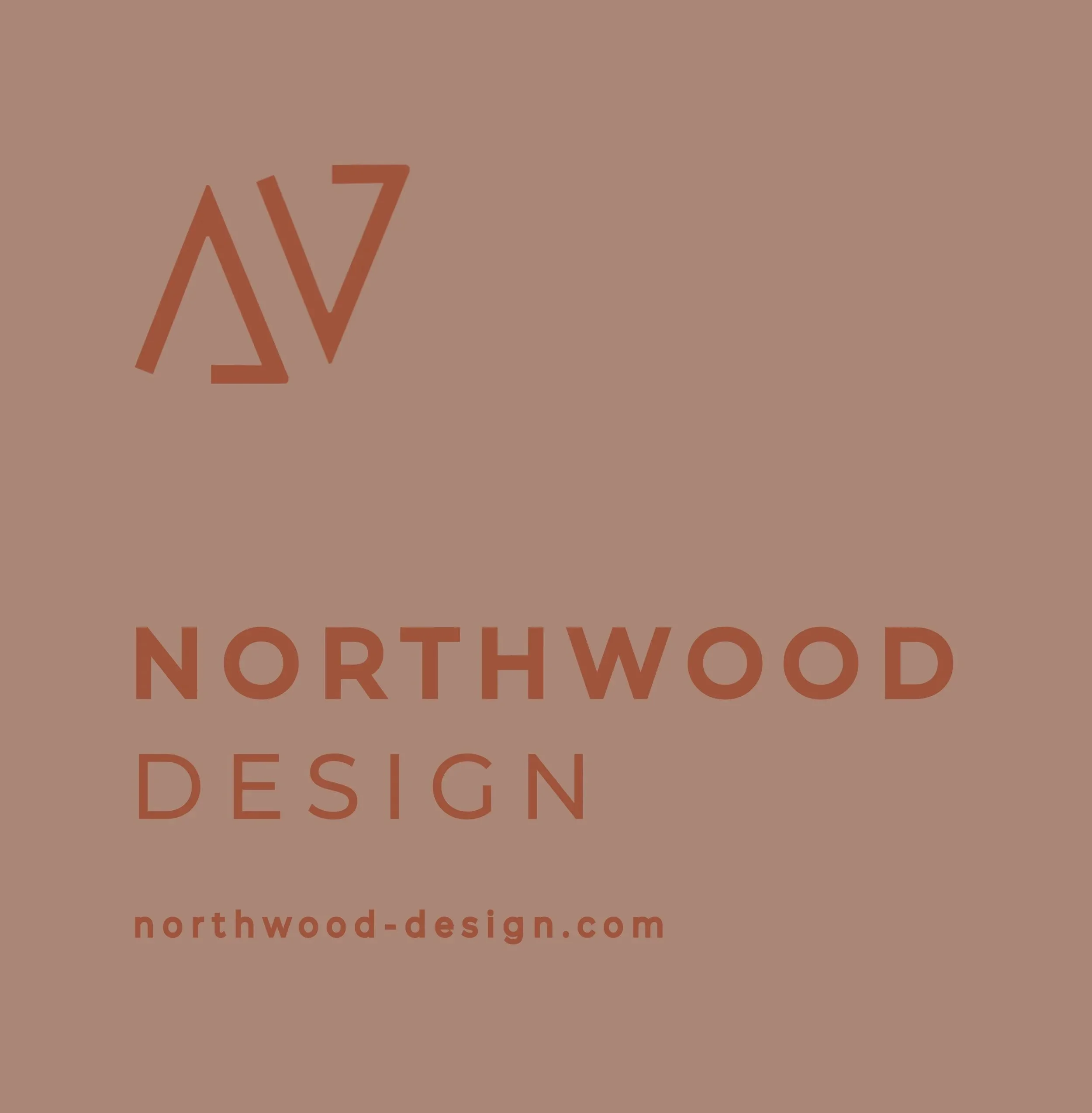 Logo for Northwood Design featuring stylized initials and website URL