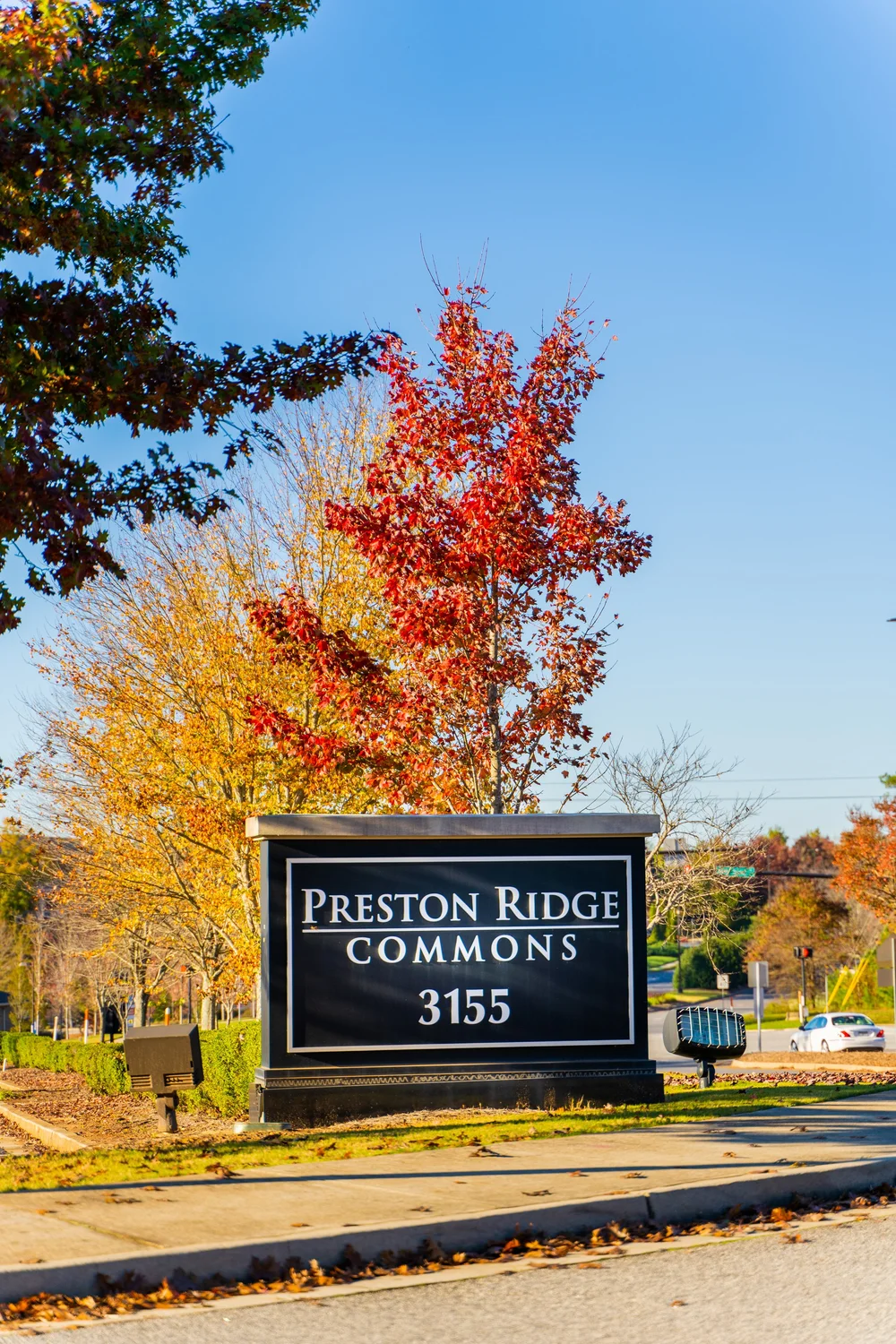 Preston Ridge Commons property sign