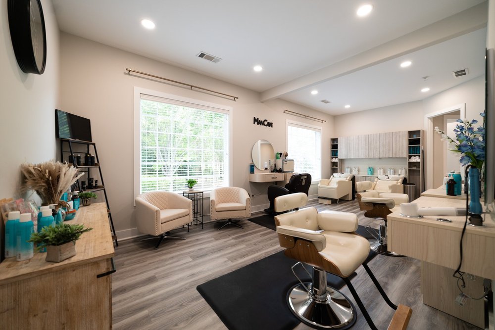 Commercial salon interior