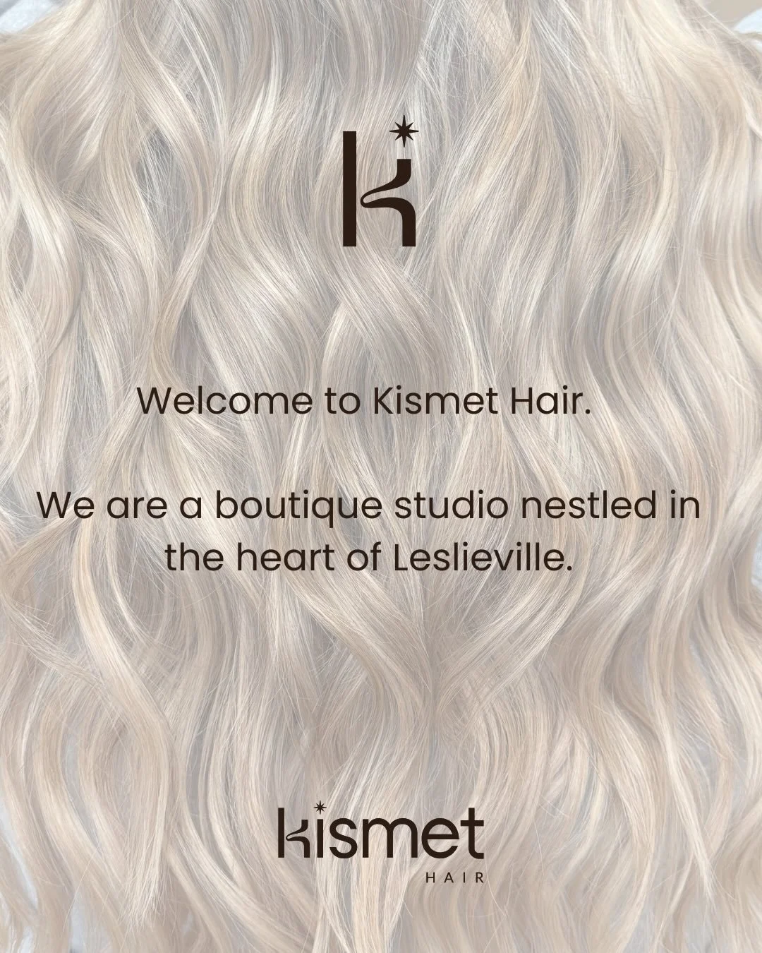 Kismet Hair is your relaxed, private studio in Leslieville for detailed colour, wearable cuts, and easier booking with our expanded team. New or returning, you&rsquo;ll feel at home :) link in bio to book or email us anytime.