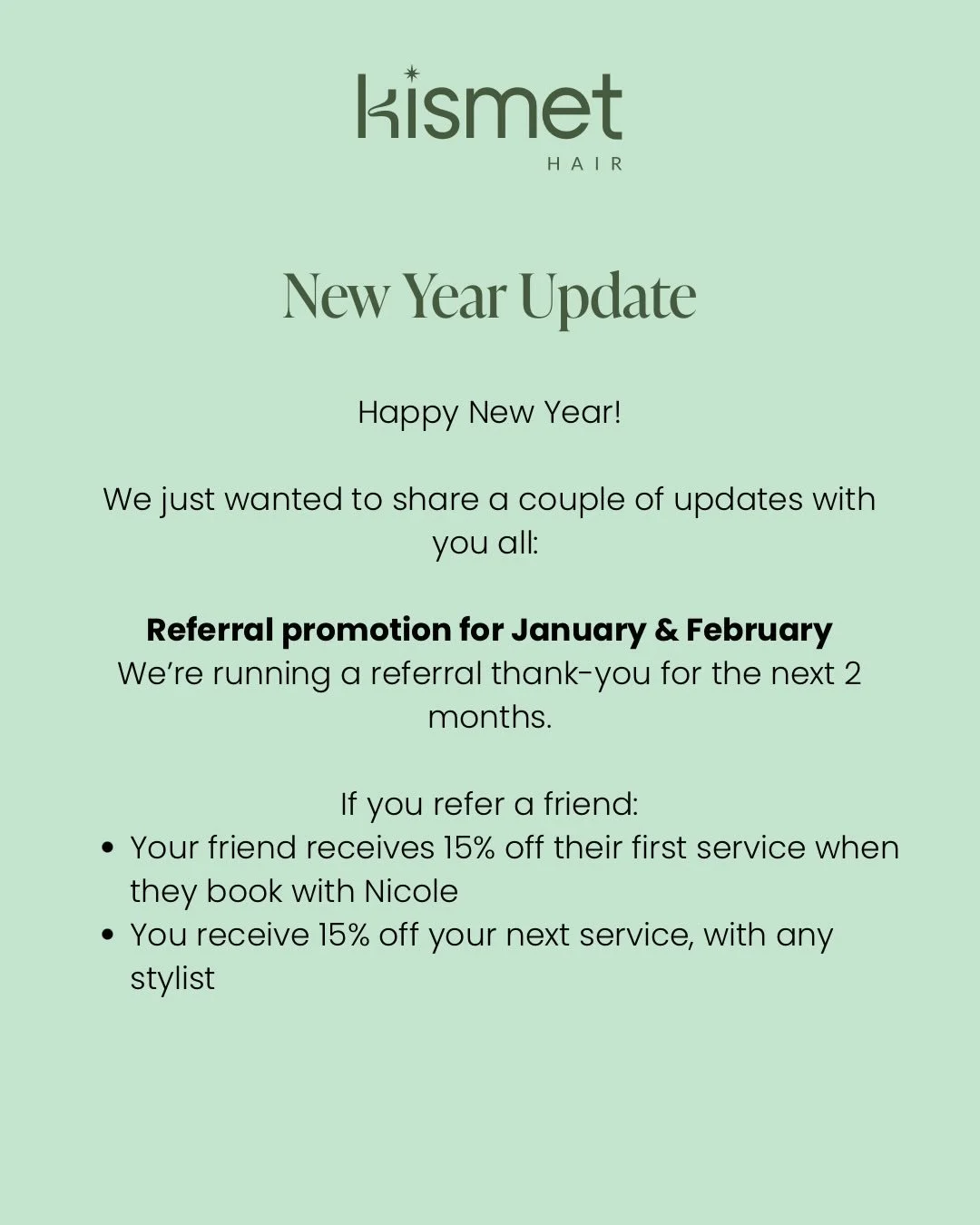 Quick update from us! 💛