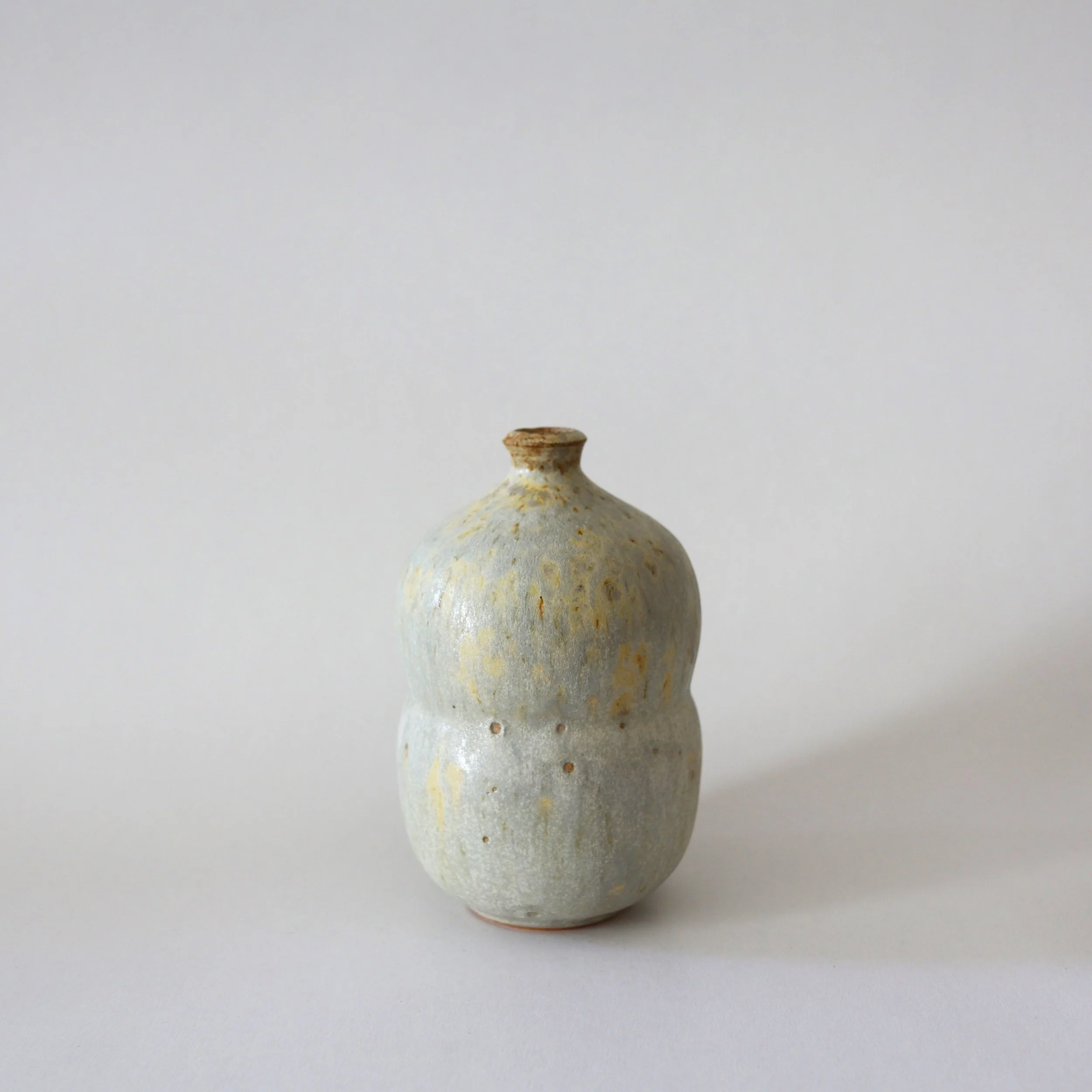 Bud Vase Grey/Yellow 04