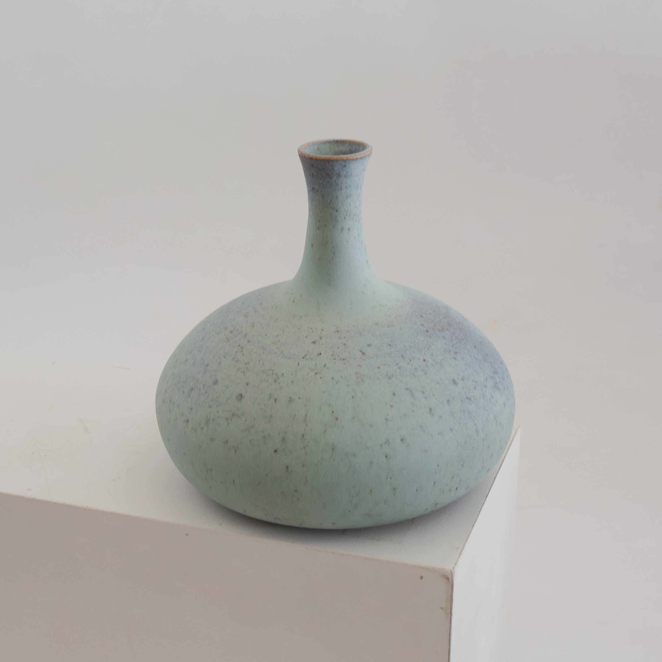 Matte Blue Vase