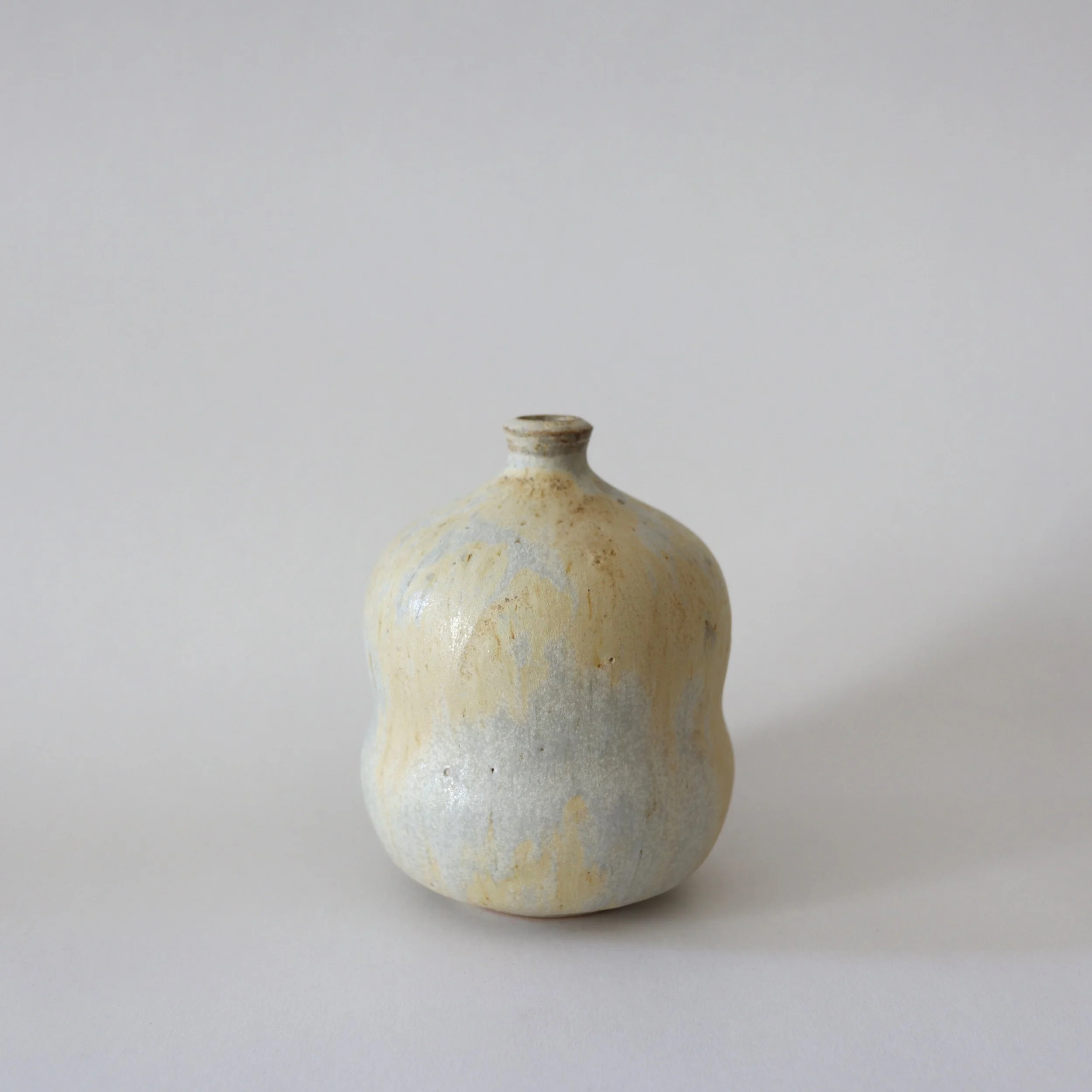 Bud Vase Grey/Yellow 01
