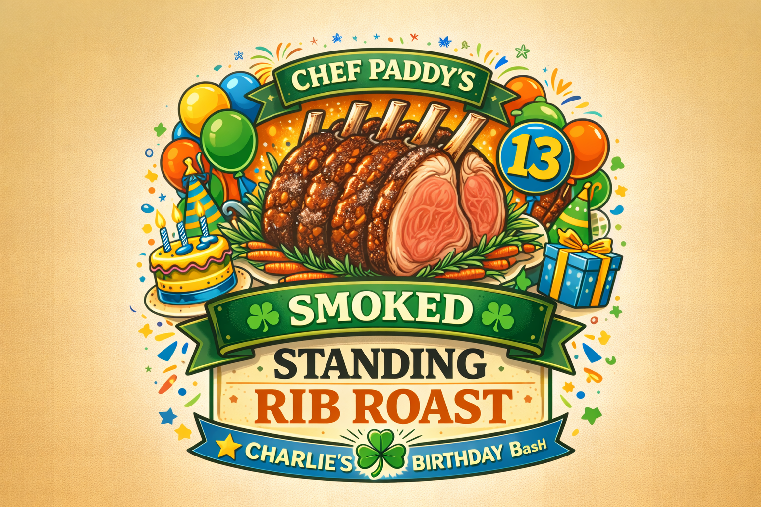 Standing Rib Roast – Charlie’s Birthday Style