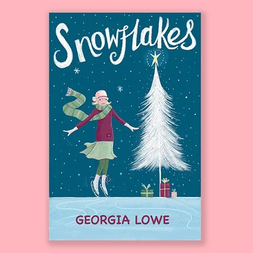 Book Cover Design - Girl on skates illustration