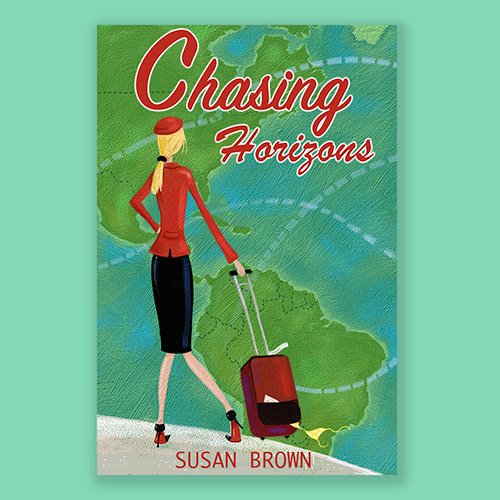 Chick-lit Book Cover illustration - Travel