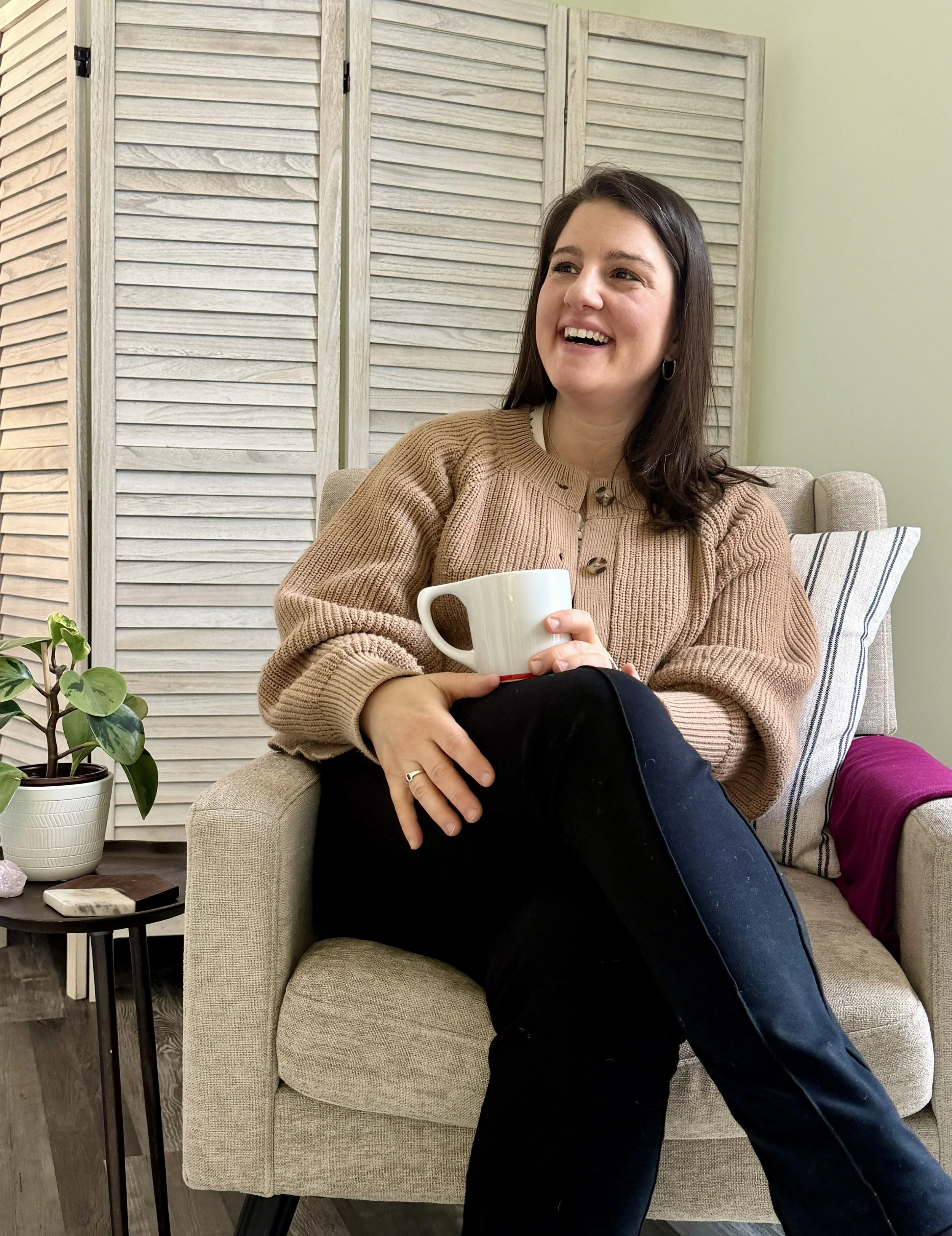 Laura DeCapua, trauma therapist specializing in EMDR and parts work in Central Connecticut.