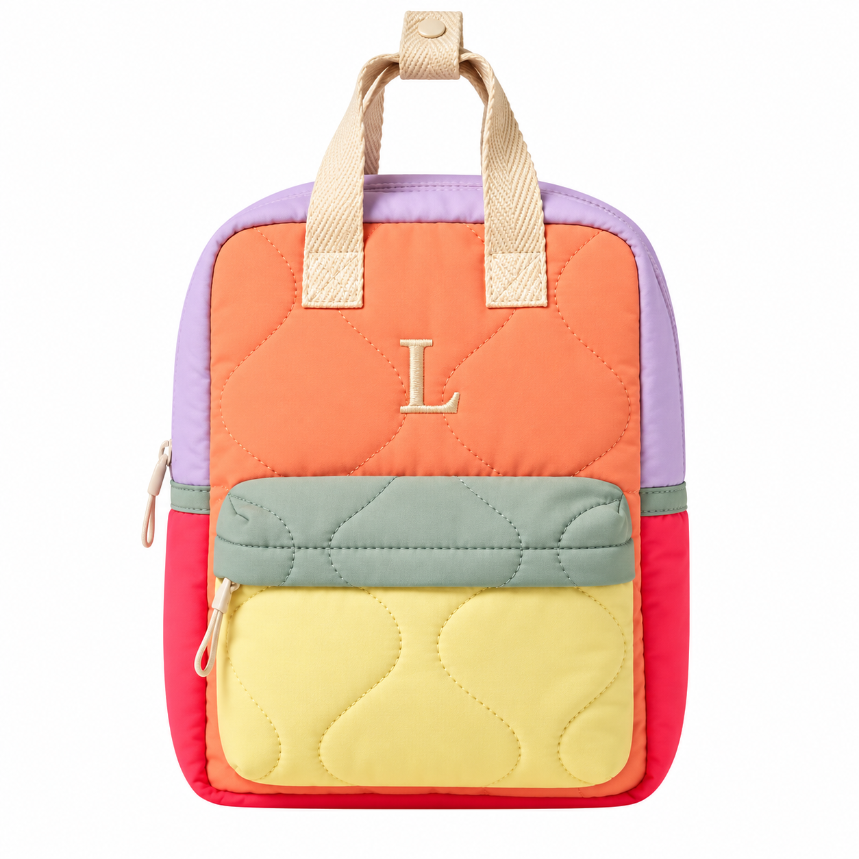 Customized Color block Mini Backpack
